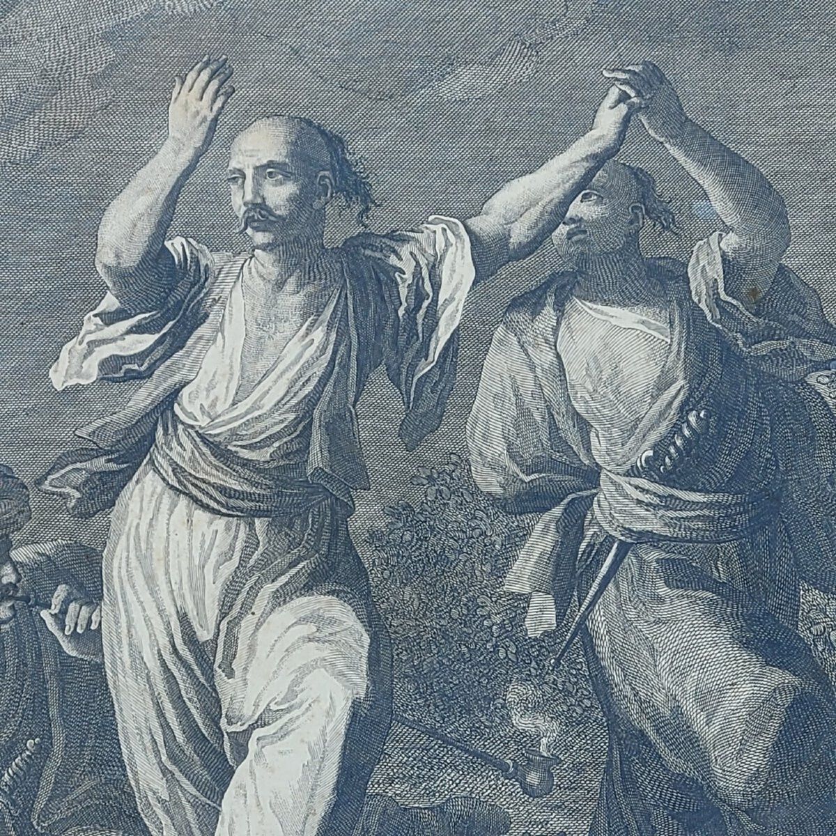 After Maggiotto, Pair Of Engravings Illustrating Zaire, 19th Century photo vintage