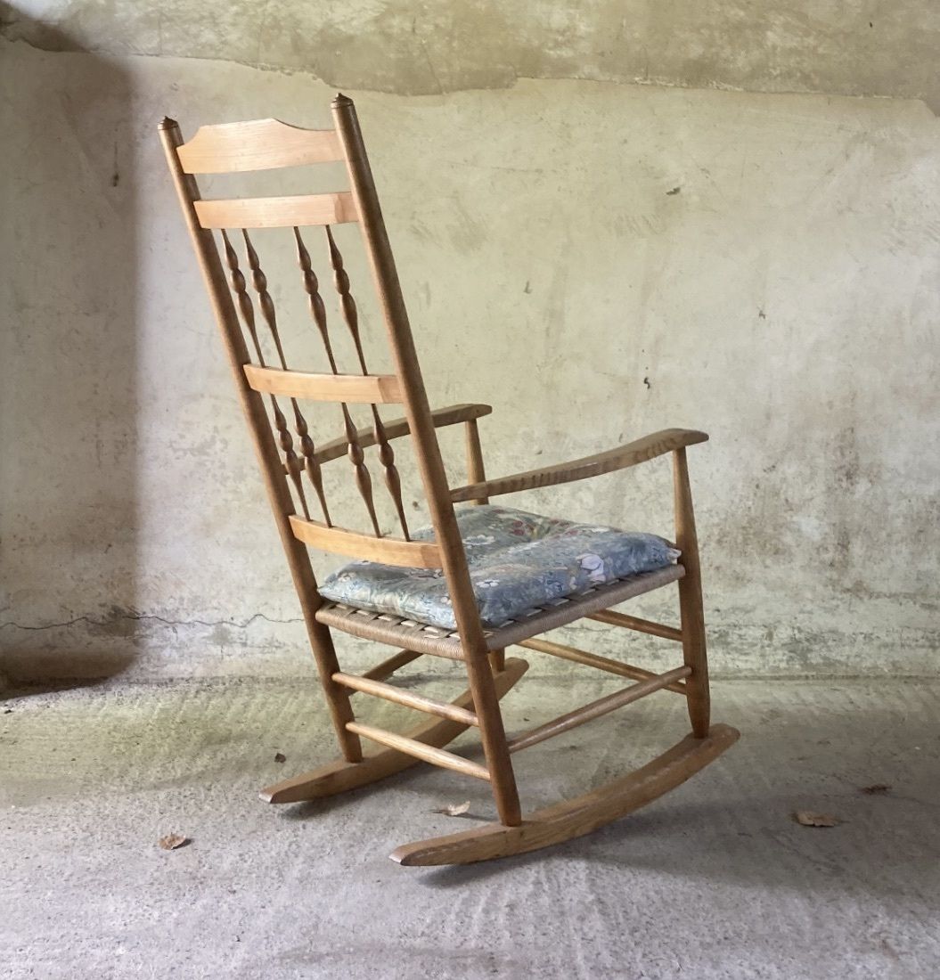 Arts And Crafts Gimson Rocking Chair photo for sale