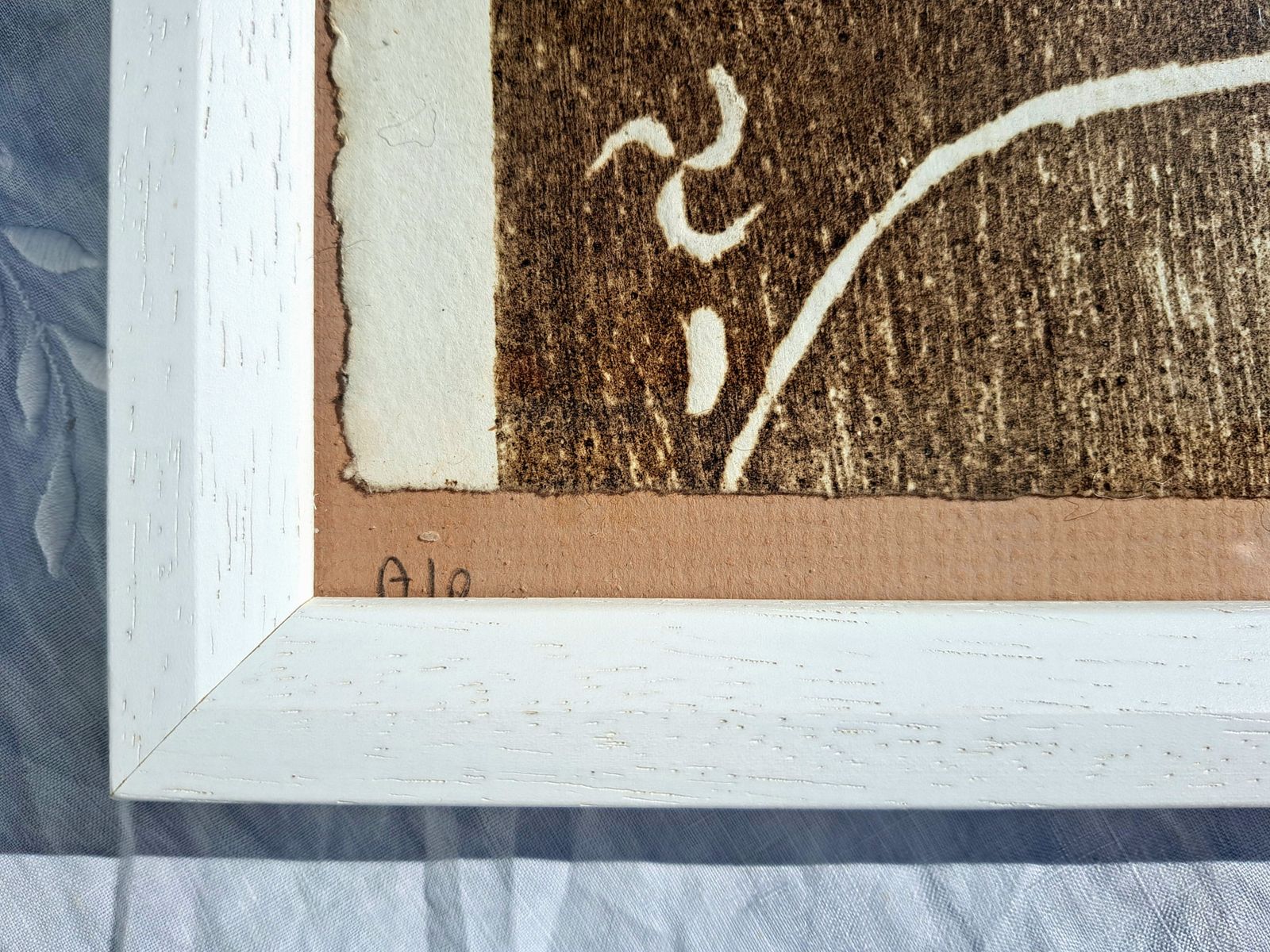 Framed Woodcut Print Of A Nature Goddess | Triptych | Signed Artist's Proof photo vinterior