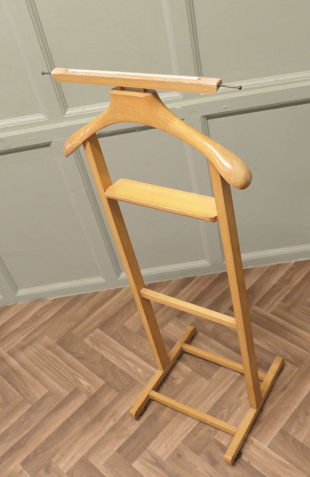 Italian Art Deco Gentleman’s Floor Standing Valet Or Suit Hanger photo for sale