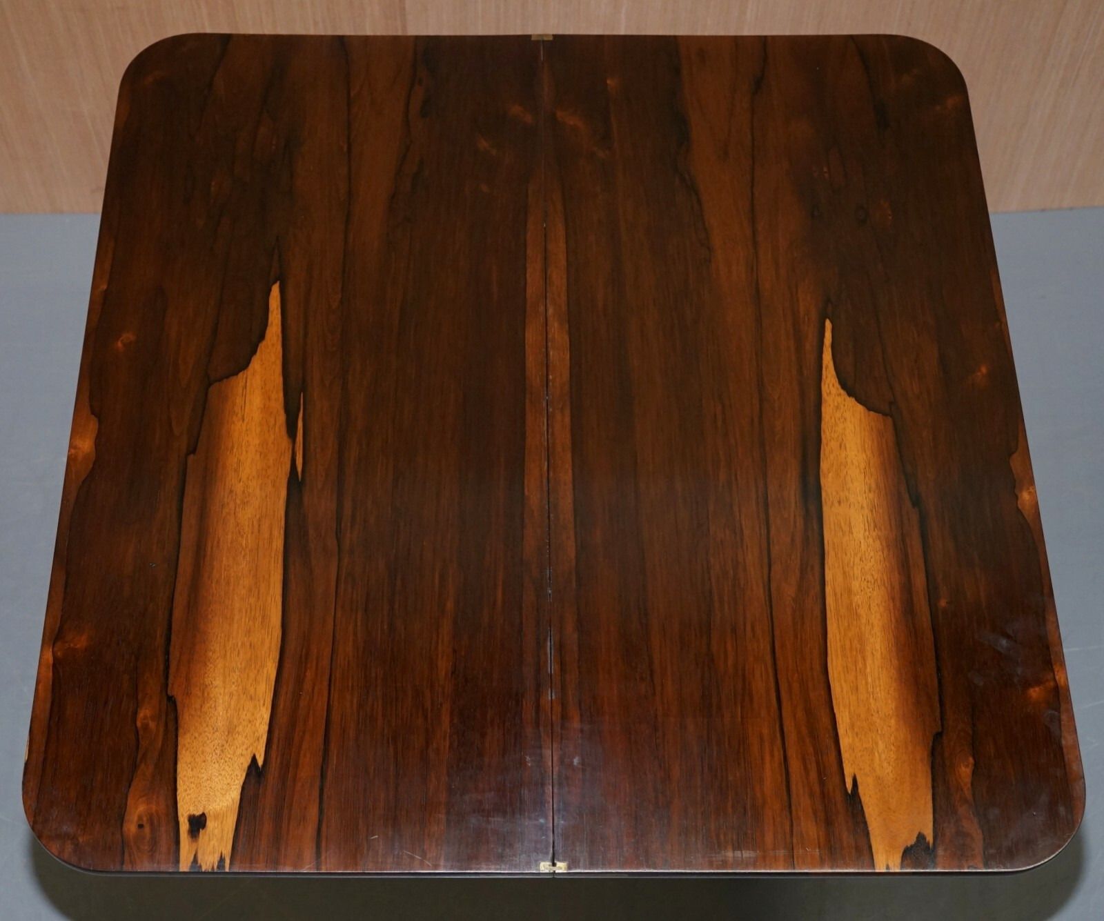 photo for sale Stunning Original J Kendell & Co Circa 1830 Rosewood Tea Card Table Sublime