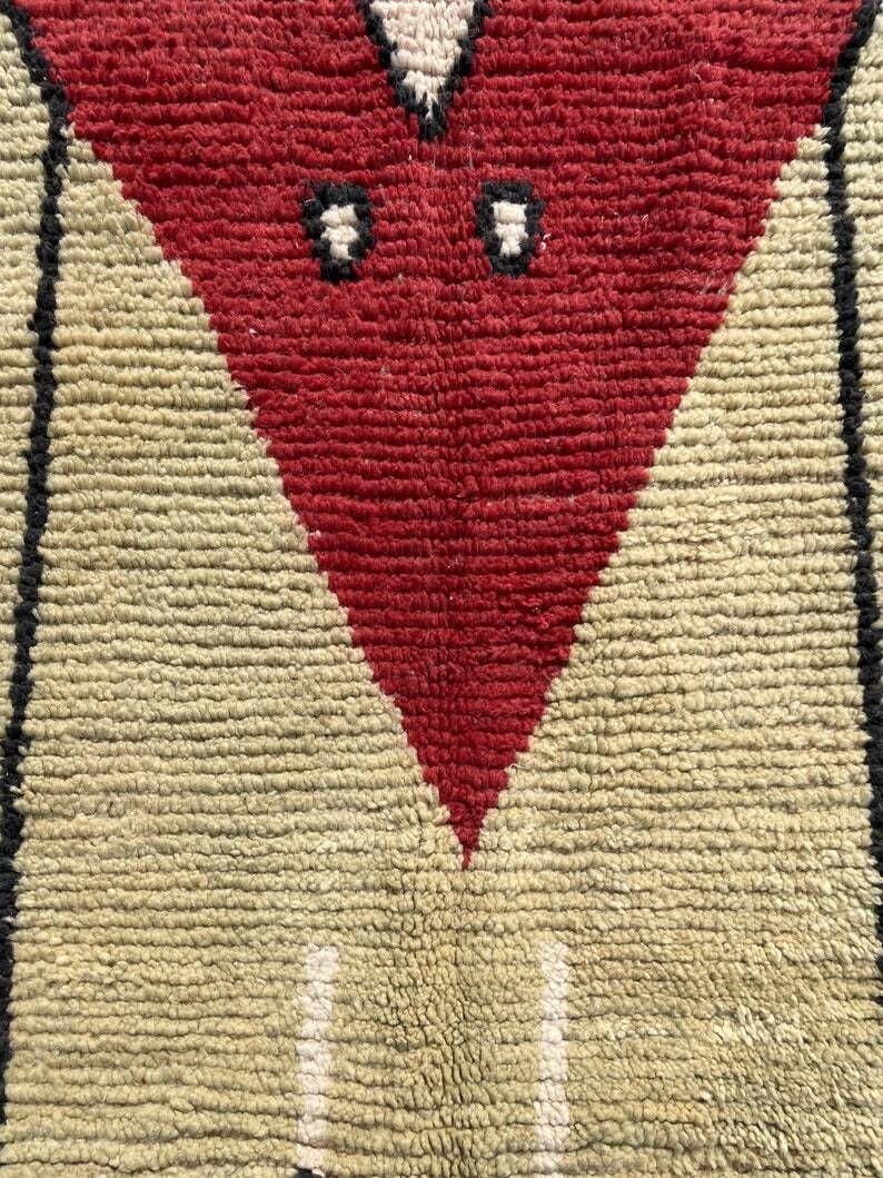 Fabulous Boujad Rug, Authentic Moroccan Rug, Azilal Rug, Abstract Multicolored Carpet, Handmade Moroccan Rug, Bohemian Rug photo Textiles