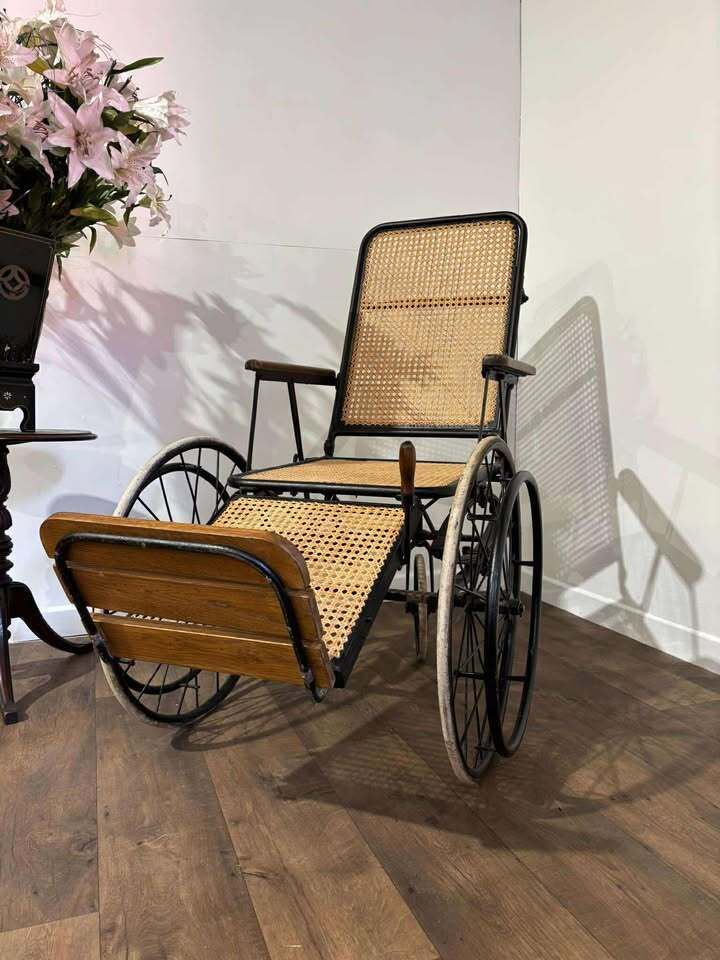 photo for sale Antique Pre Ambulator Cane Wheel Chair