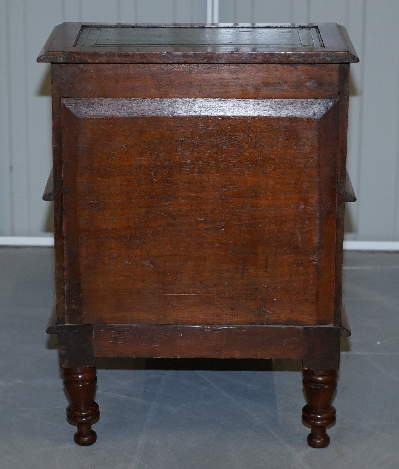 photo for sale Antique Regency 1810 Mahogany & Leather Library Steps Internal Storage & Drawers