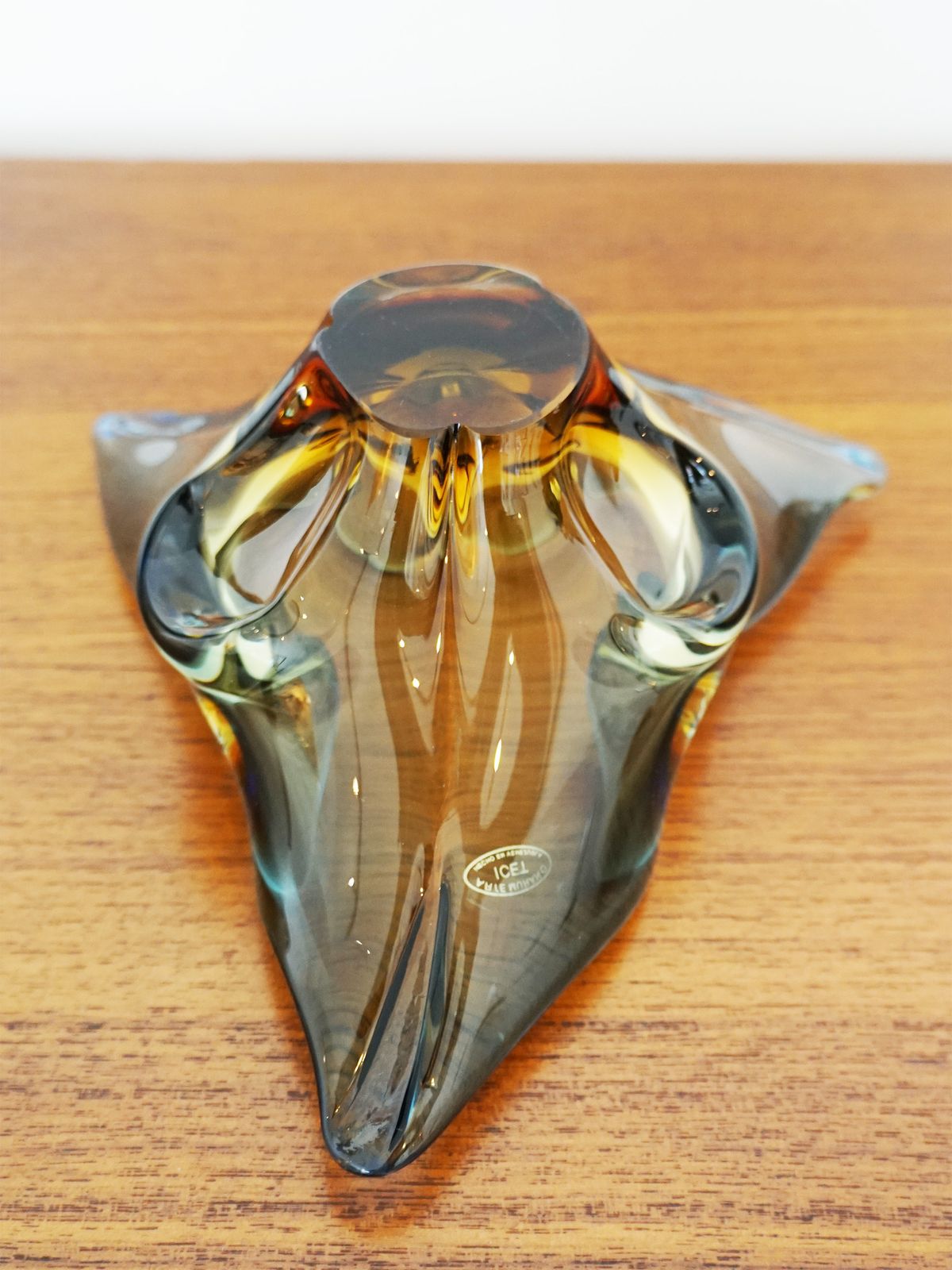 Mid Century Icet Arte Murano Glass Vase photo furniture