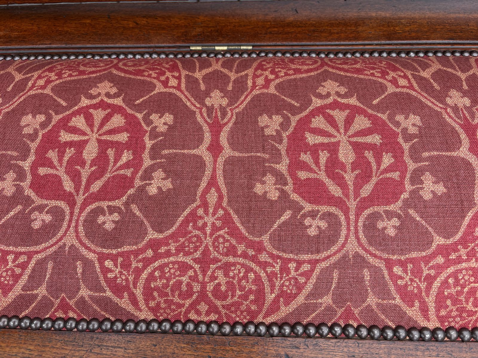 Gillows & Co Arts & Crafts Walnut Hall Settle photo vintage