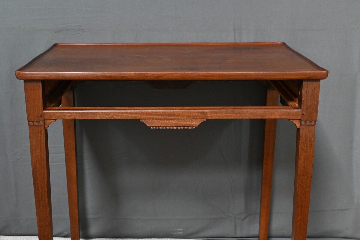 Furniture Mahogany Cabaret Table, Louis XVI Style – Early 19th Century photo