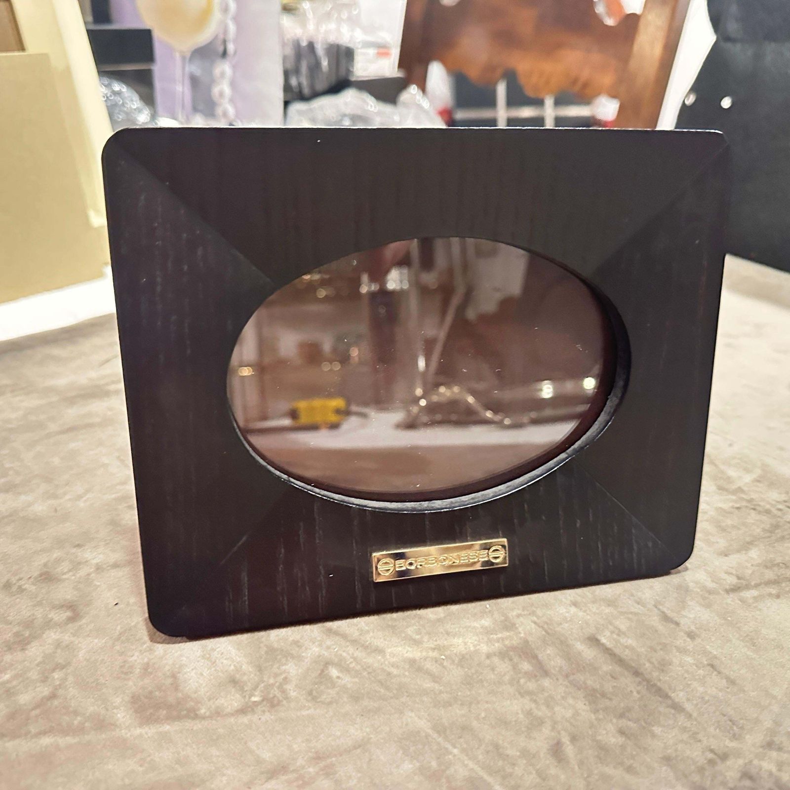 An High Quality 1990s Modern Wood Italian Picture Frame By Borbonese photo for sale
