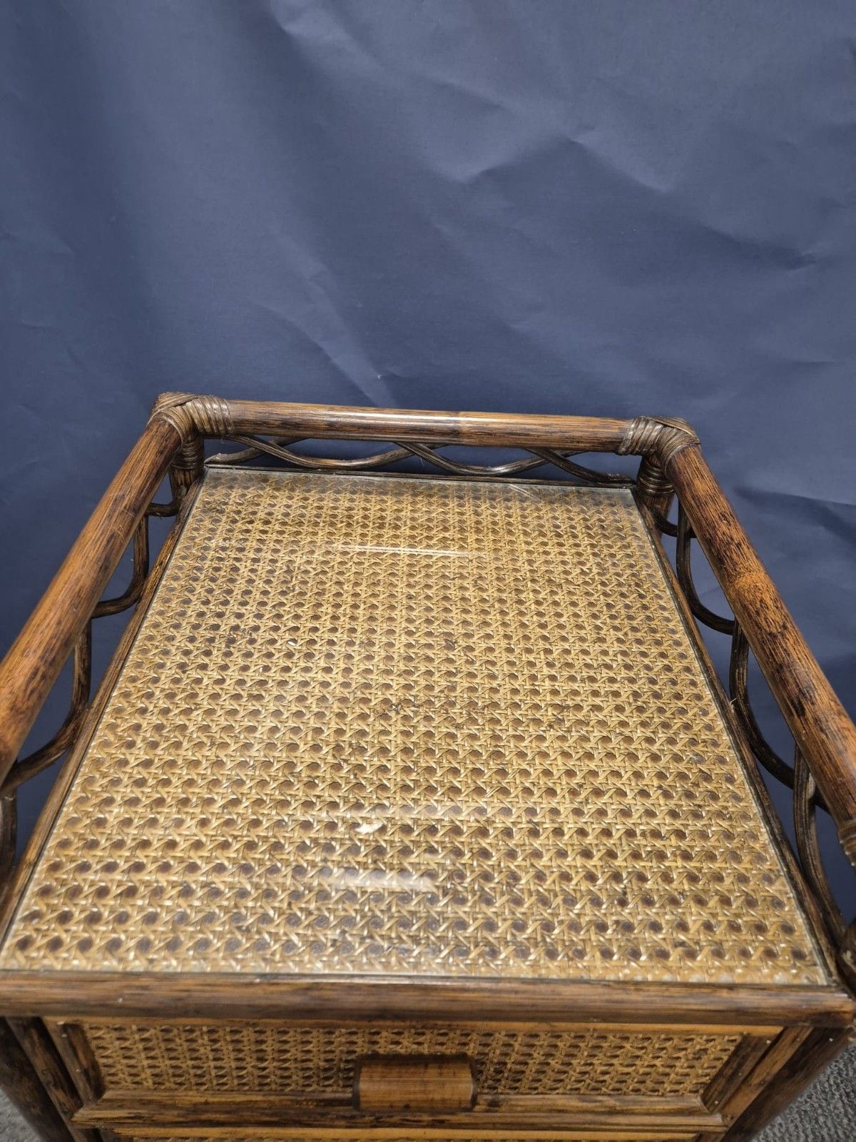 Angrave's Rattan Cane And Bamboo 6 Drawer Tallboy photo 699.0