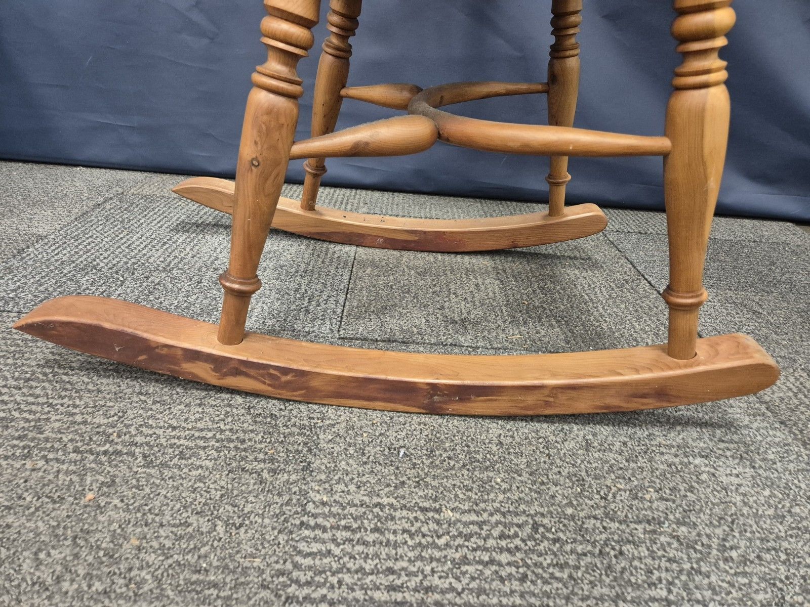Wooden Windsor Rocking Chair Hand Made photo Furniture