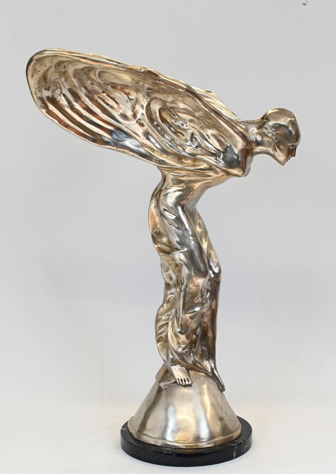Bronze Spirit Of Ecstacy Charles Sykes Flying Lady photo furniture