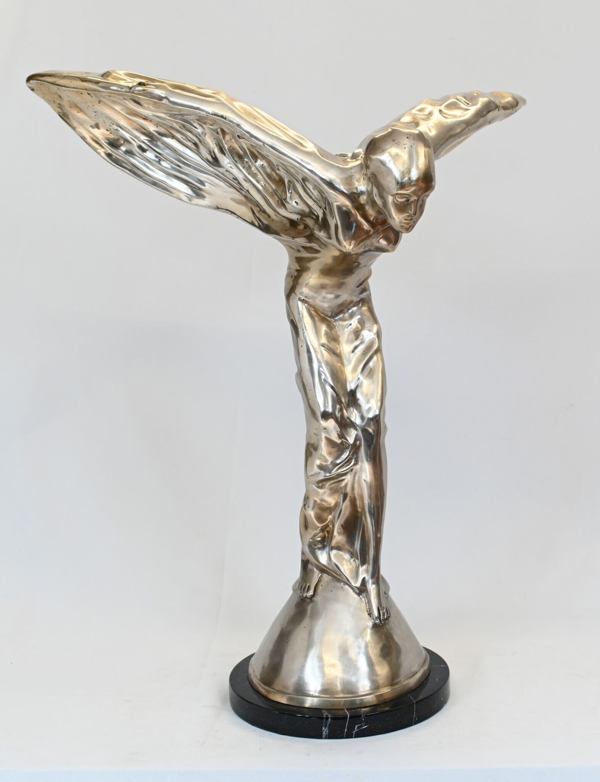 Bronze Spirit Of Ecstacy Charles Sykes Flying Lady photo for sale