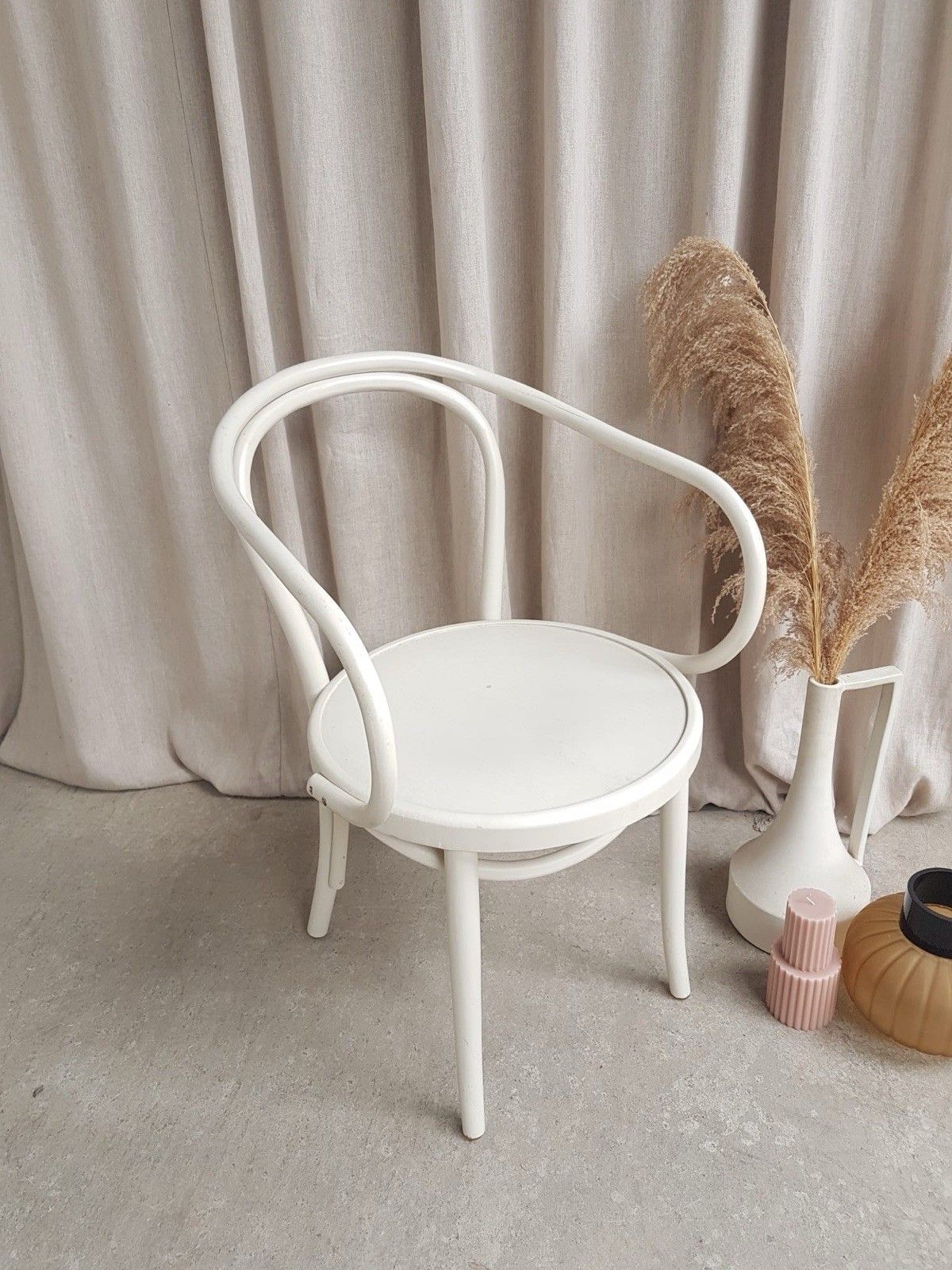 Vtg Late Mid Century Vdn Fakta Bentwood Armchair Desk Chair Bauhaus Retro R925 photo furniture