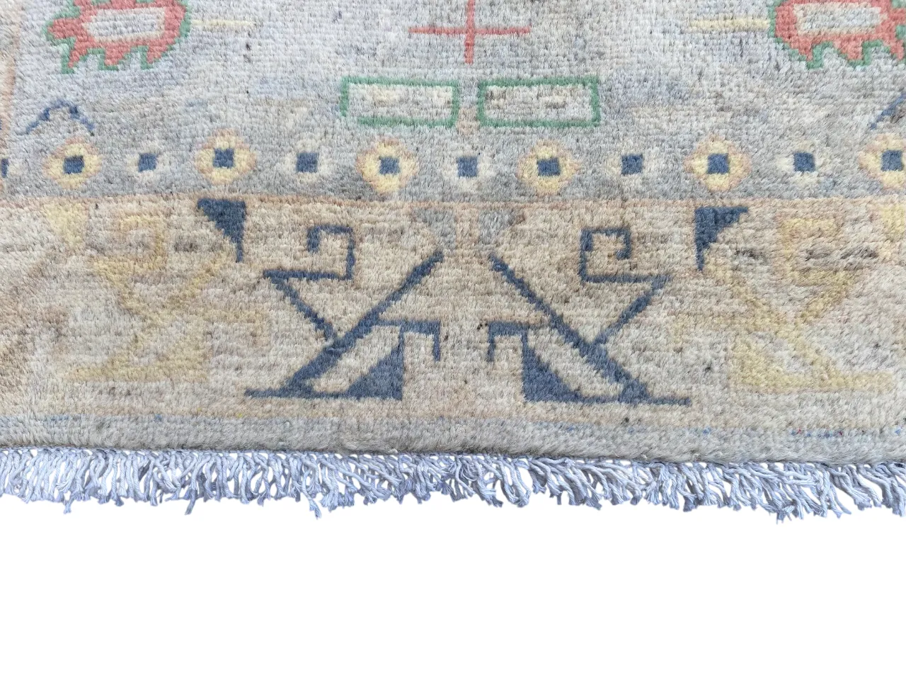 Tribal Wool Handmade 3x10 Oriental Hallway Runner Rug photo for sale