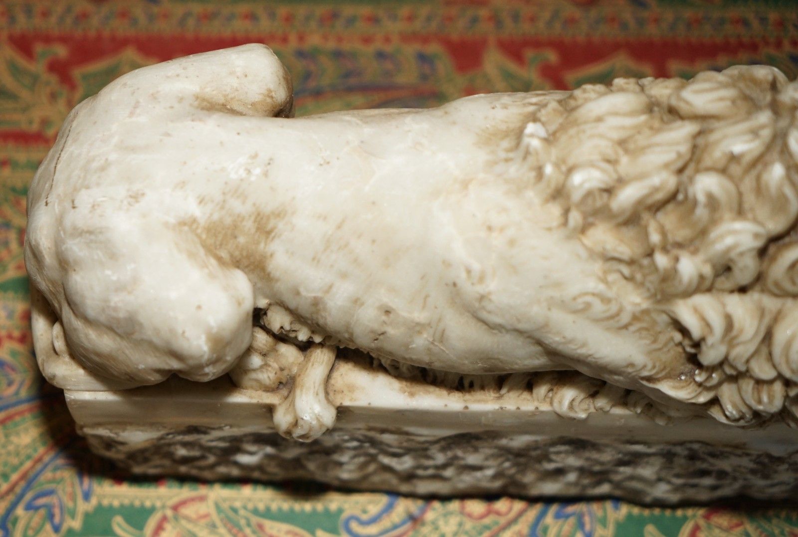 photo for sale Pair Of Antique Italian Antonio Canova Corcoran Gallery Of Art Washington Lions