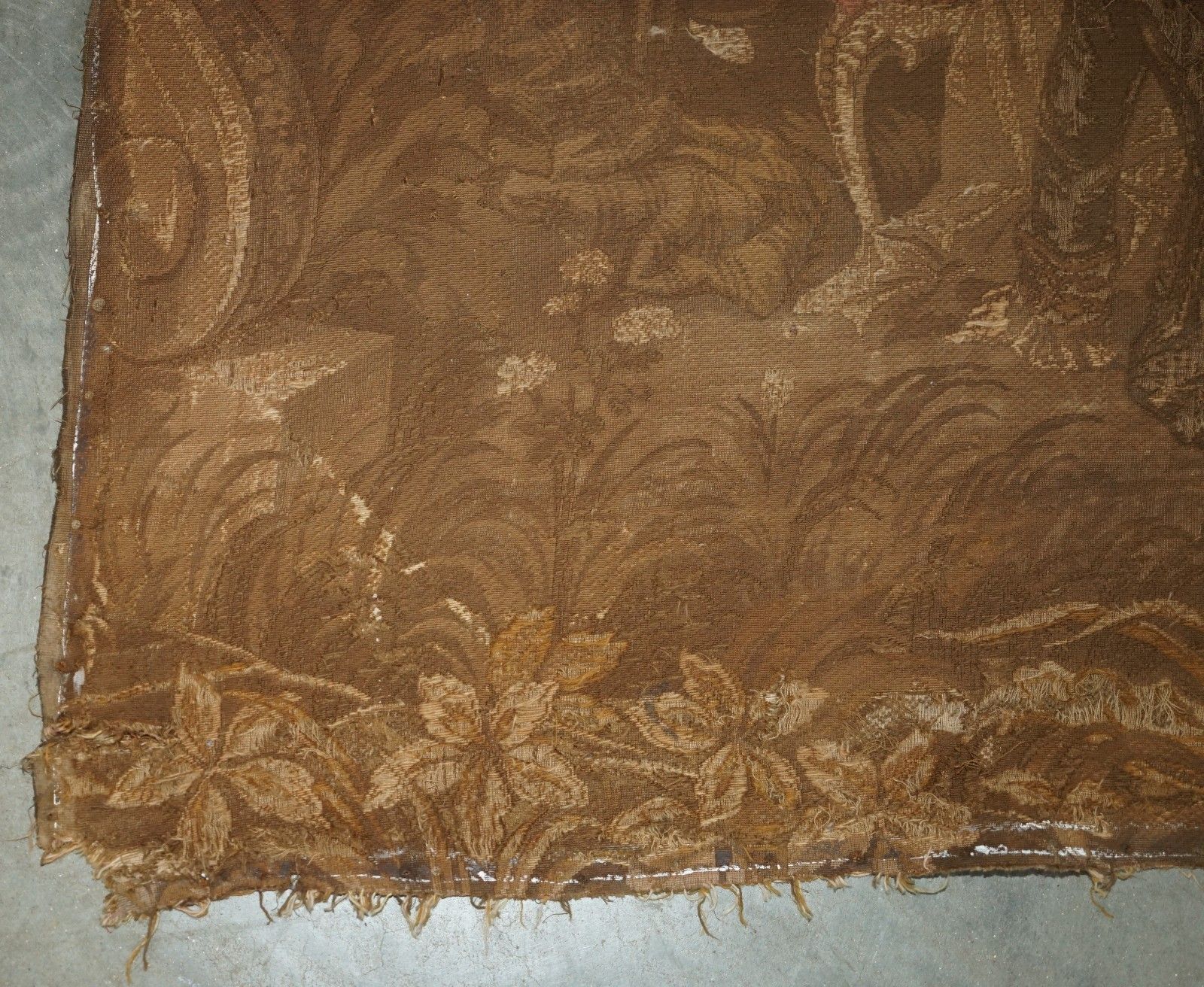 photo buy Antique Cir 1880 Tapestry Depicting Watteau Esque Figures After Antoine Watteau