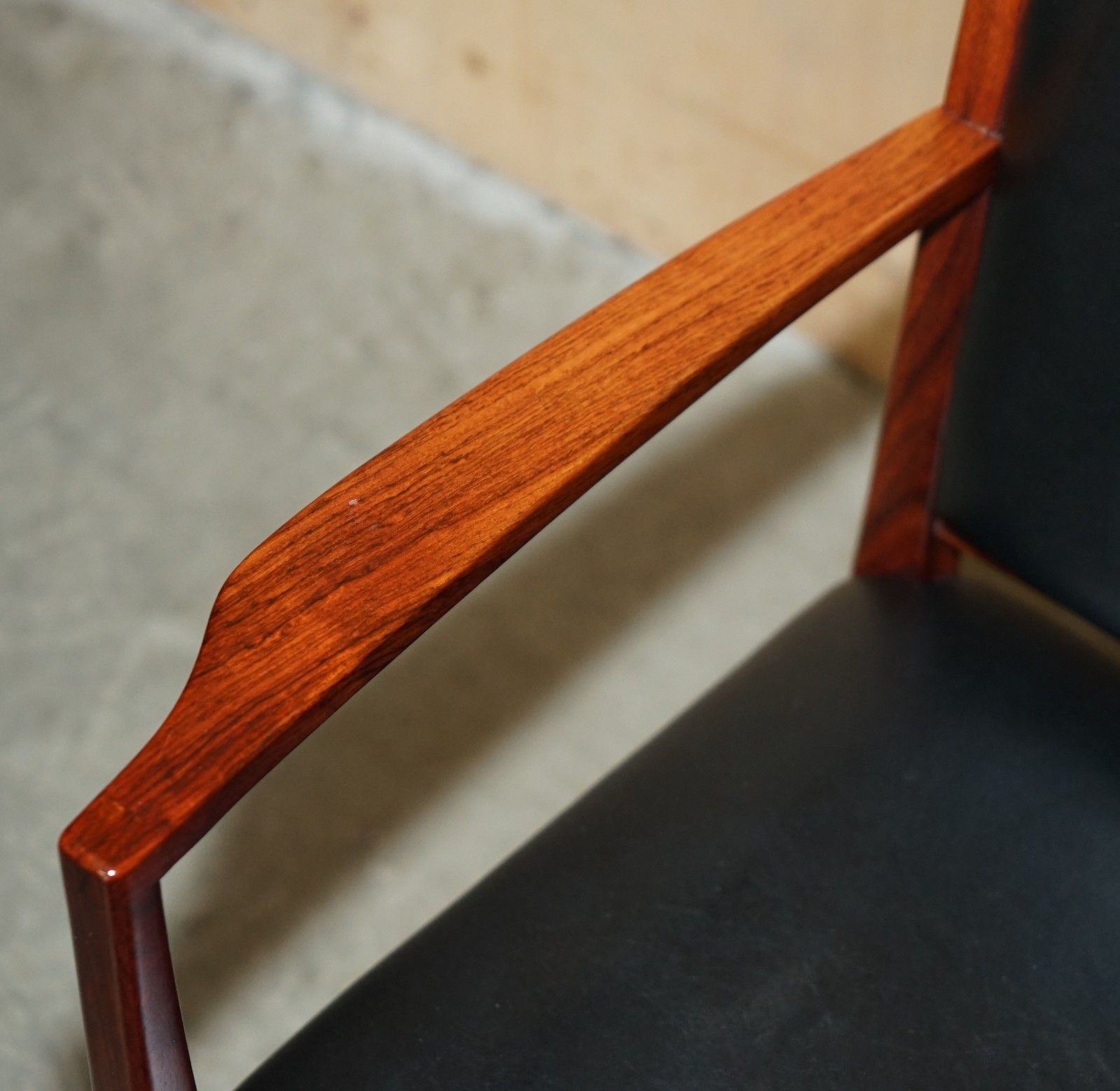 Eight Stunning Mid Century Modern 1970's Gordon Russell Rosewood Dining Chairs photo 2350.0