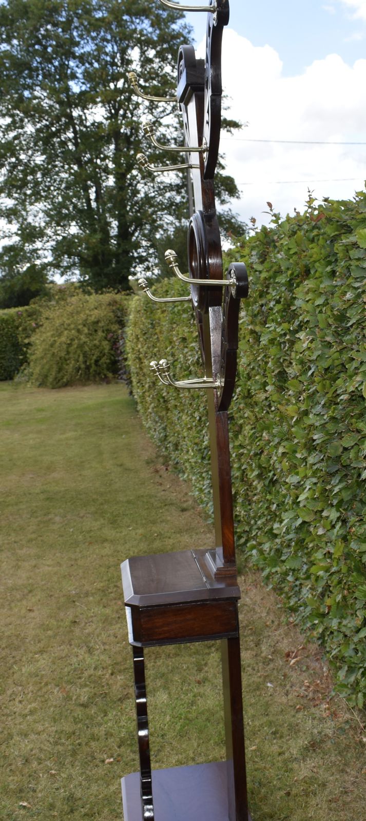 895.0 Victorian Walnut Hall Stand, 1800s photo