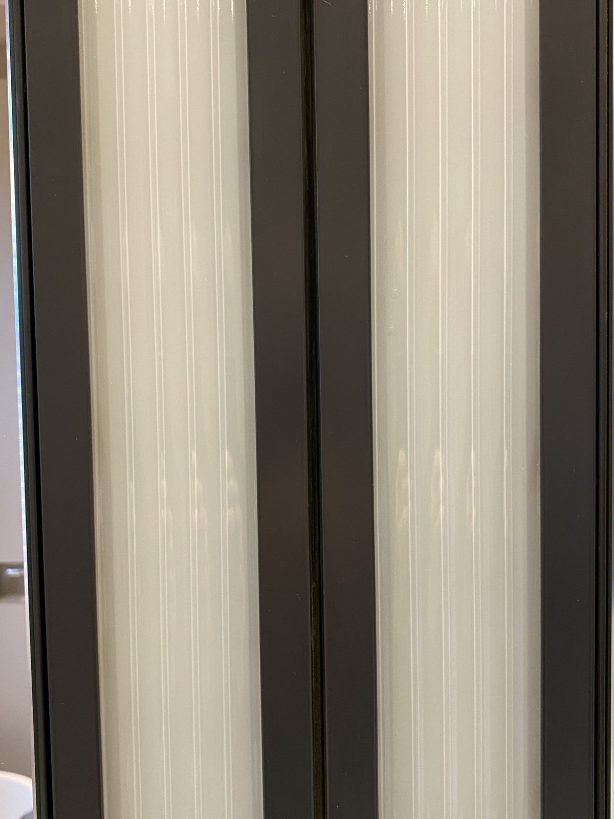 Luxury Bathroom Cabinet With Led Lighting And Dark Bronze Detail photo vinterior