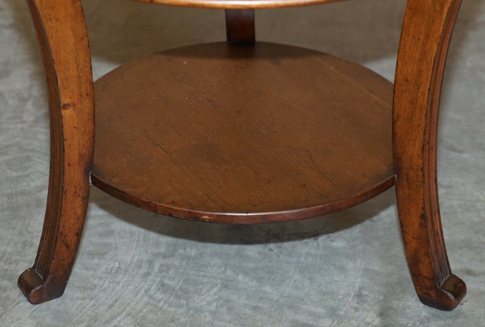 photo for sale Antique Italian Circa 1880 Pietra Dura Marble Chess Table Ornate Mahogany Base