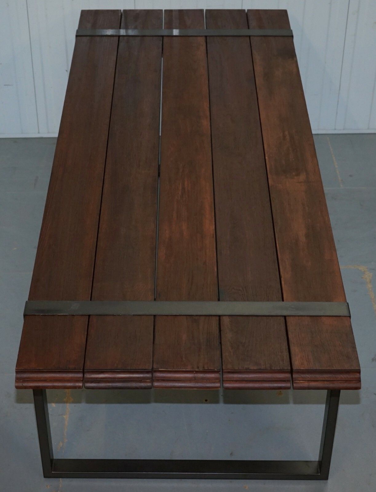 Rrp £4890 Garth Roberts Raw Dining Table Zanotta 7090 Adjustable Planks & Design photo 2000.0