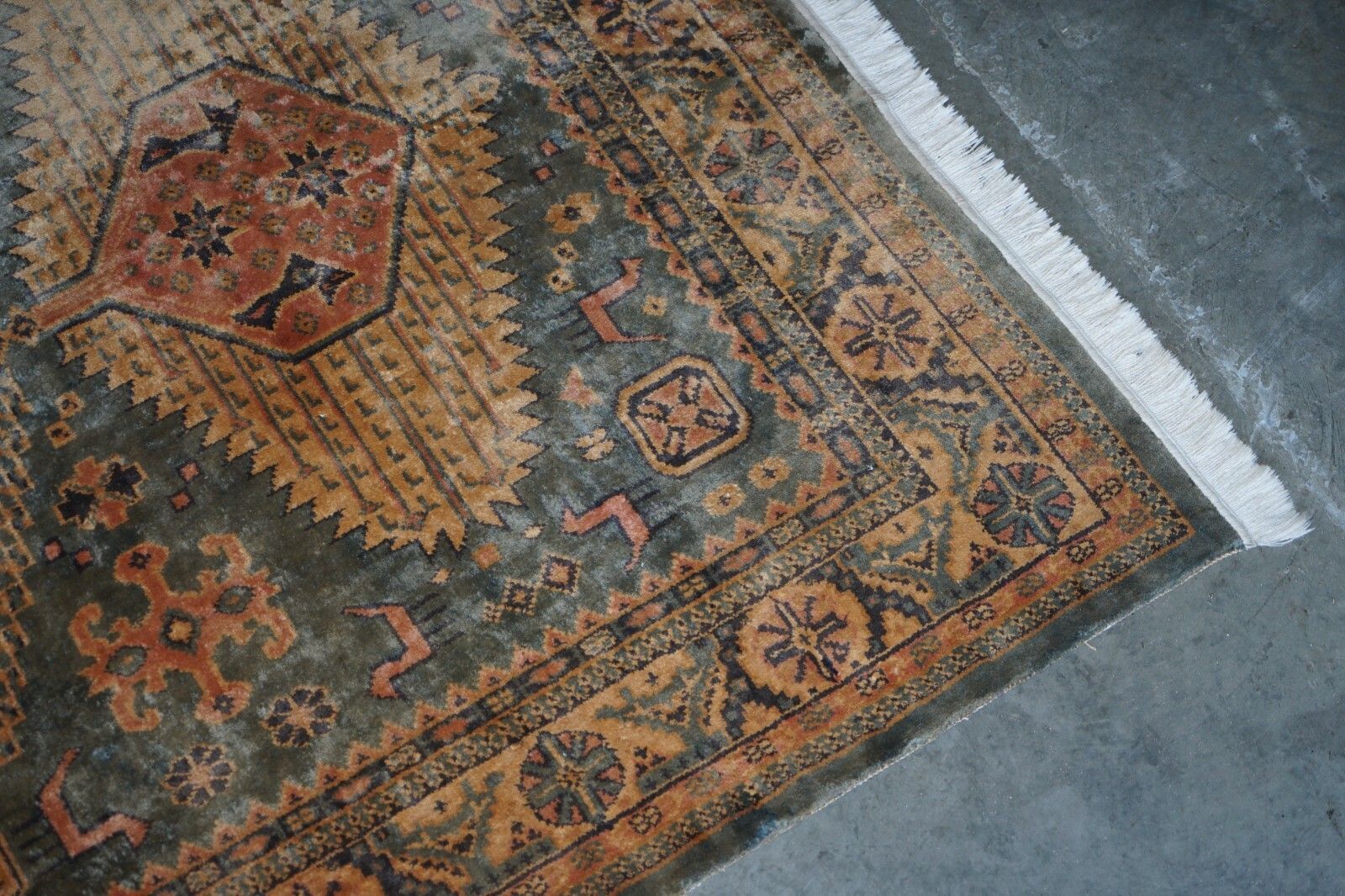 Large French 275x182 Cm Antique Aztek Kilim Style Rug / Carpet Very Nicely Aged photo buy