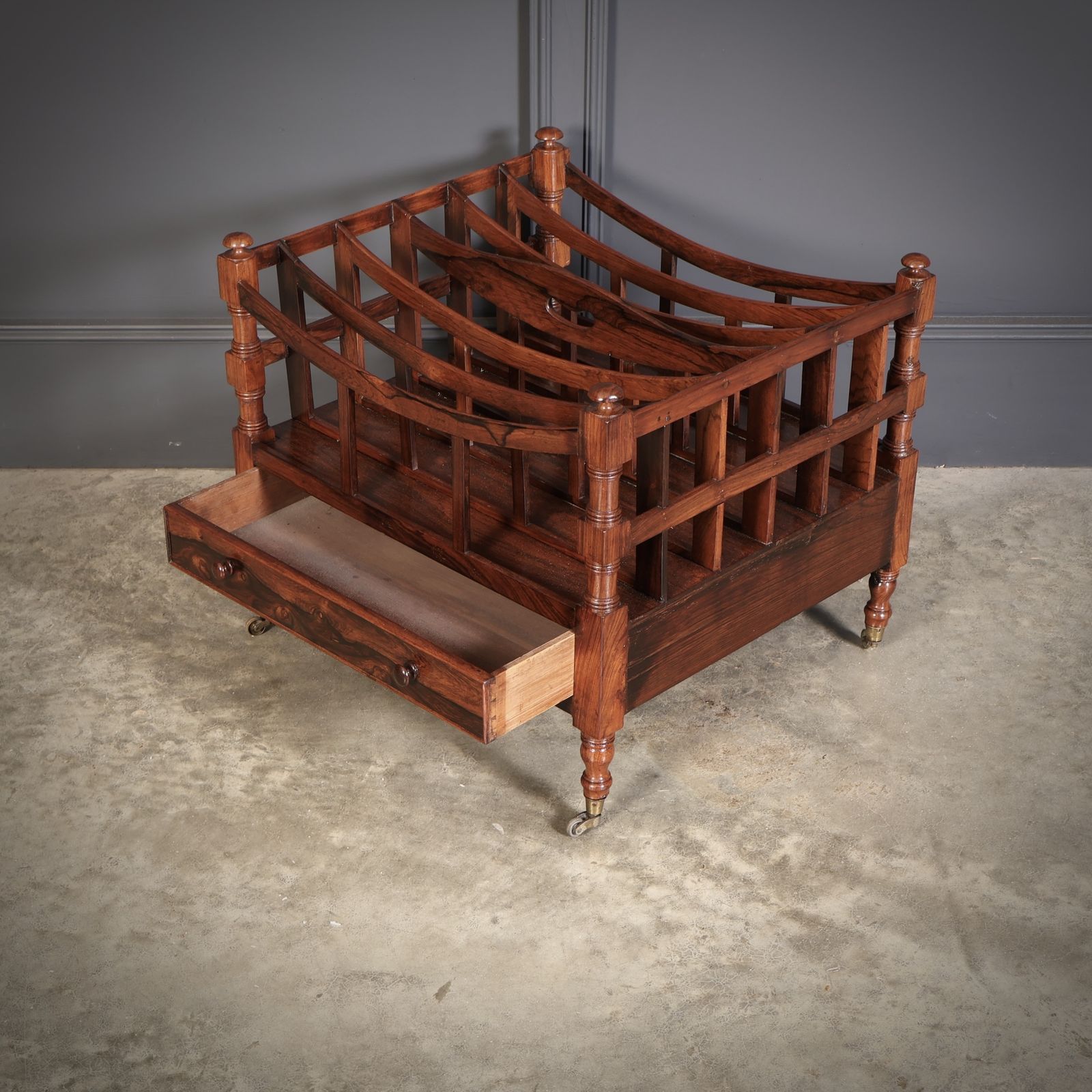 Large Regency Rosewood Canterbury photo Furniture