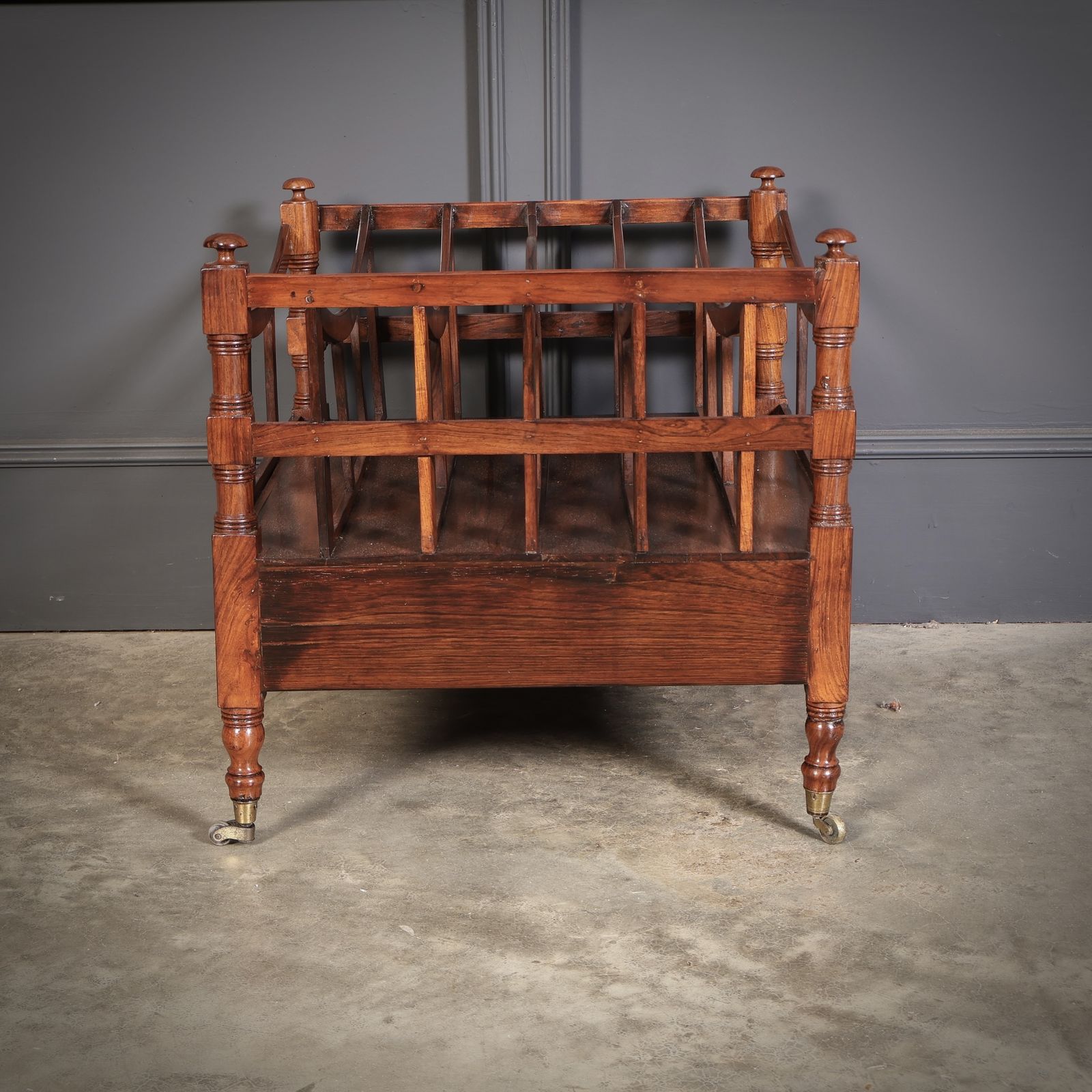 Large Regency Rosewood Canterbury photo vintage