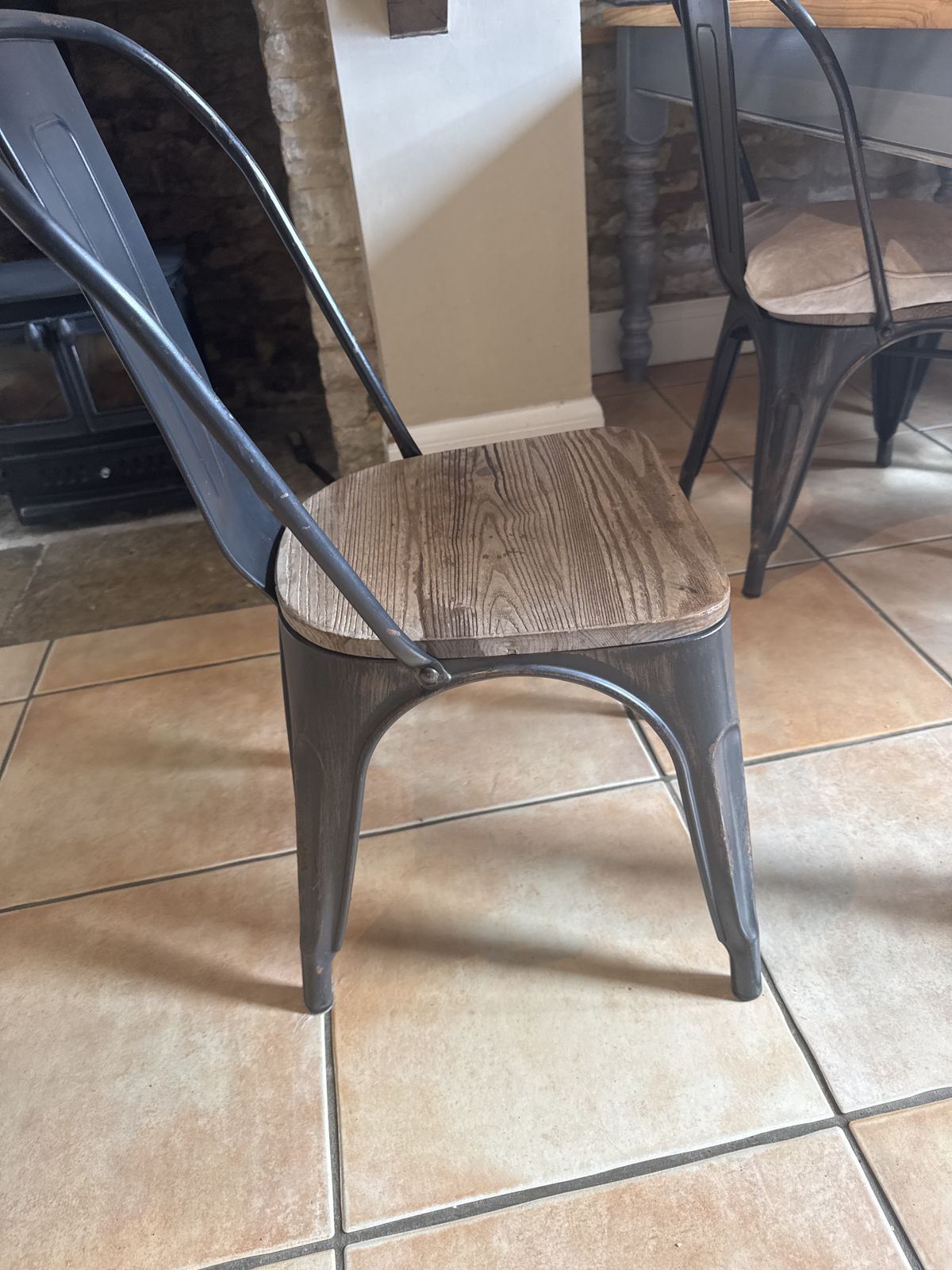 Metal French Cafe Chairs photo Furniture