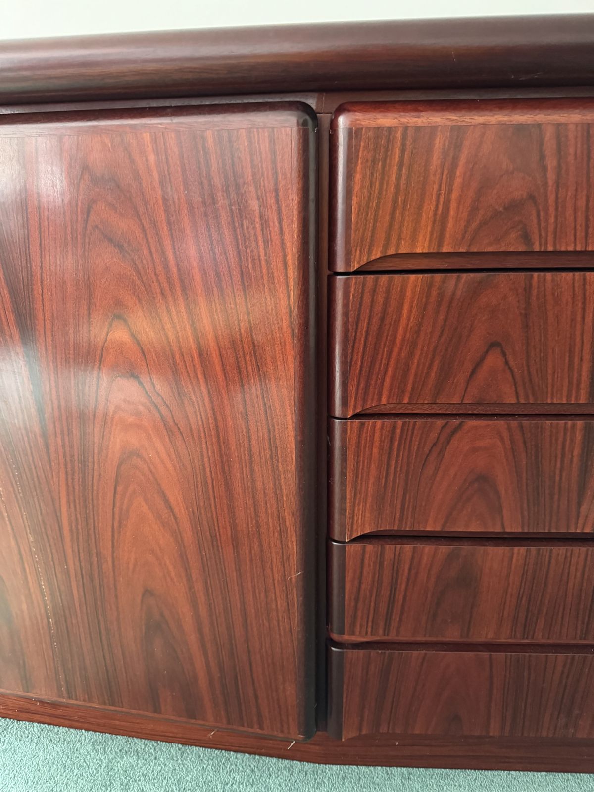 Skovby Danish Mid Century Rosewood Sideboard Credenza photo for sale