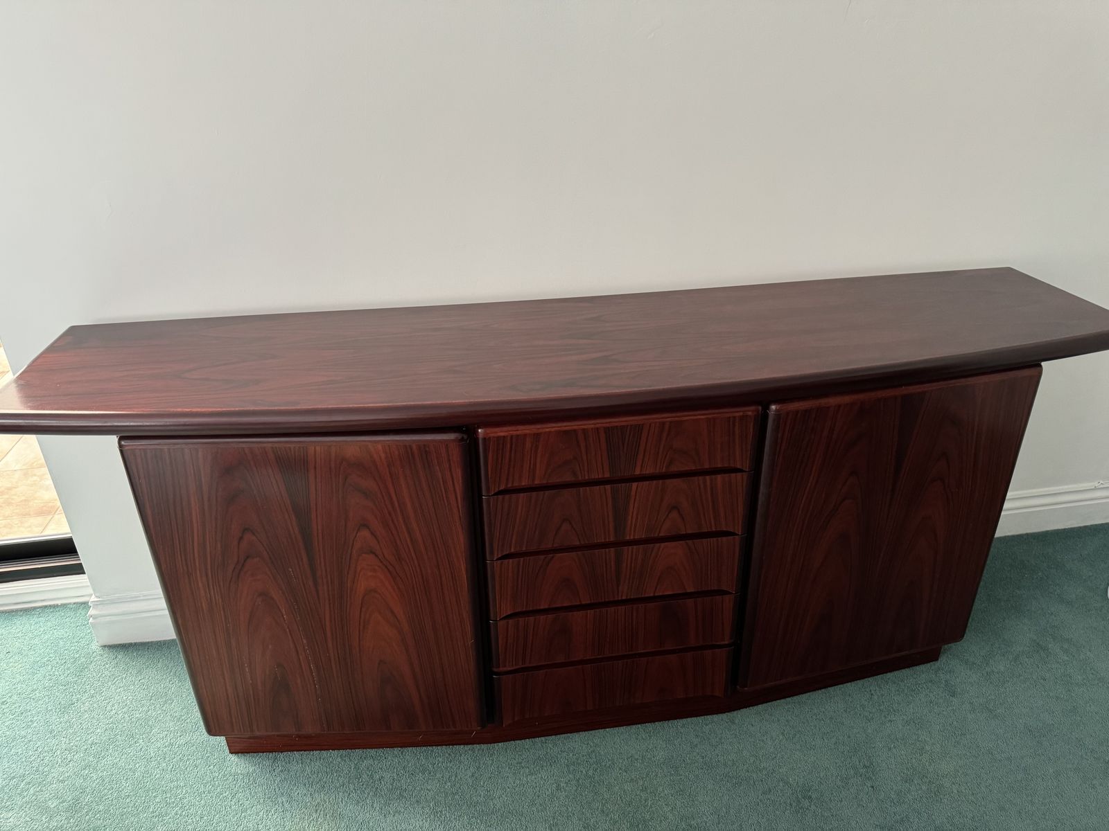 Skovby Danish Mid Century Rosewood Sideboard Credenza