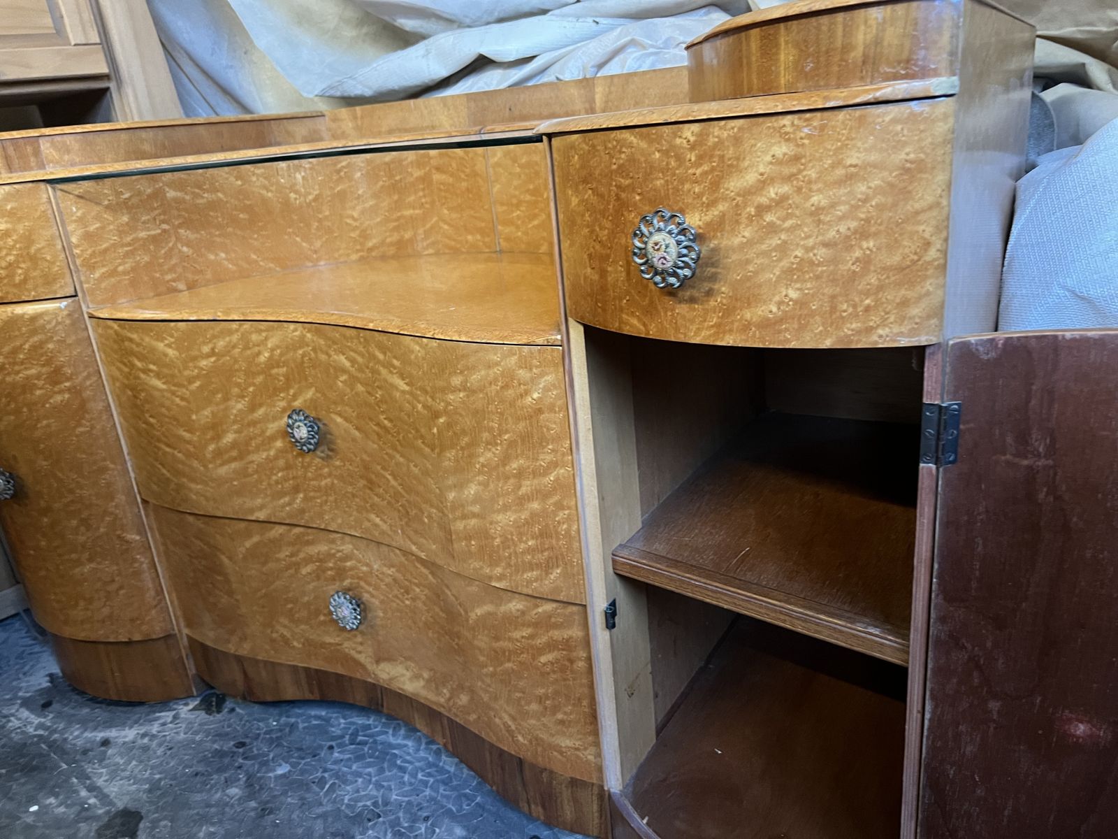 1960 Art Deco Durable Suites 3 Piece Bedroom Set photo buy