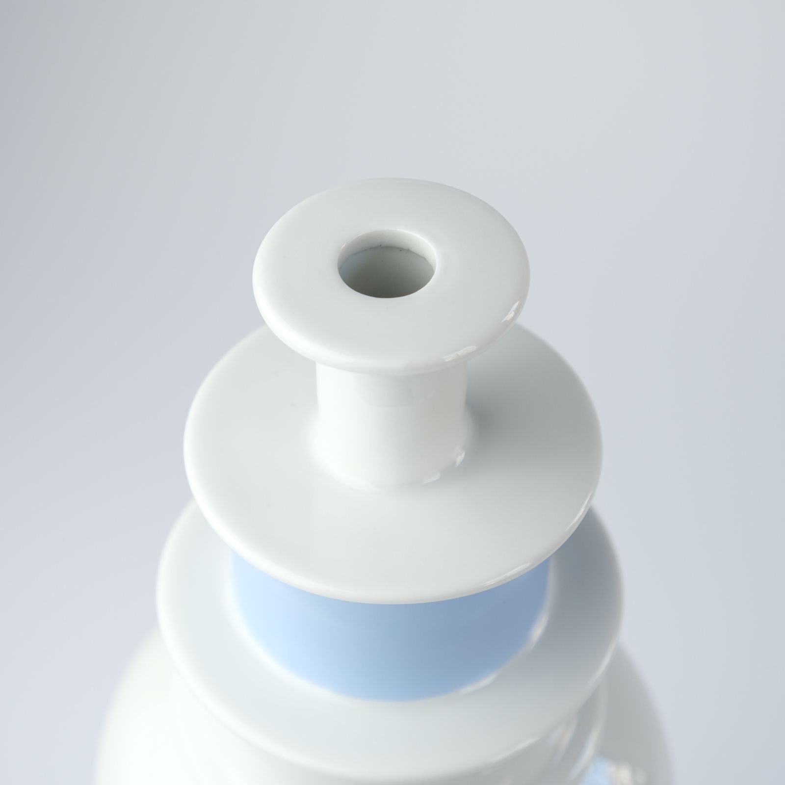 photo furniture Ettore Sottsass Postmodern "Tigris" Porcelain Vase For Memphis Milano, 1983