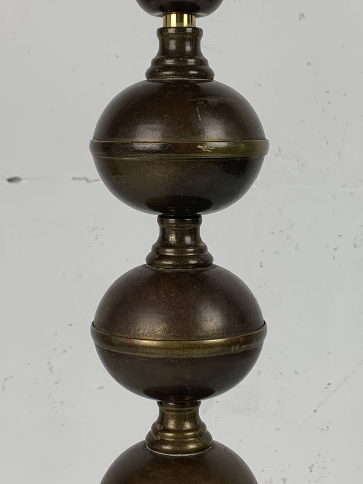 photo buy Midcentury Scandinavian Brass Cocoon Mushroom Lamp, Borens, Sweden 1960s