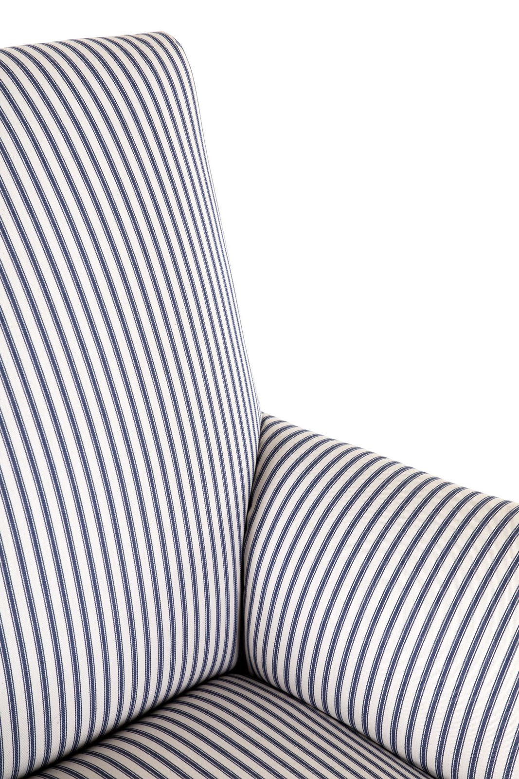 French Armchair In Princeton Ticking photo buy