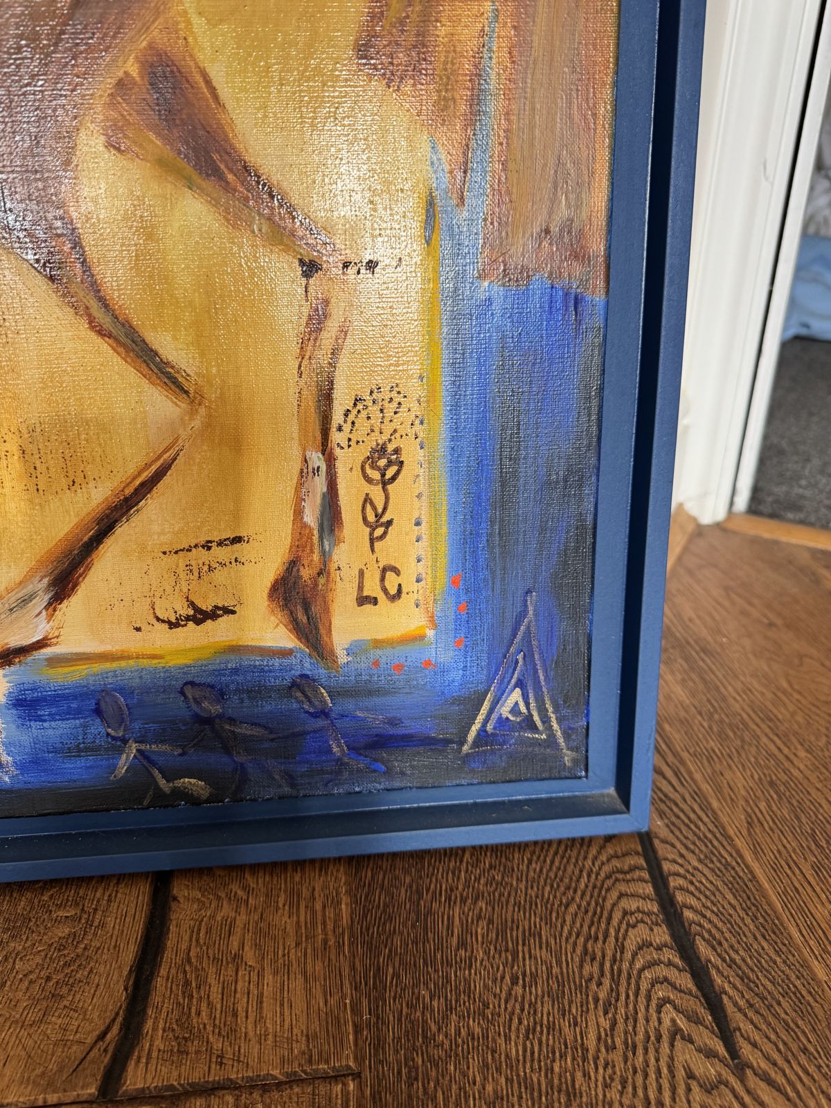 Contemporary Painting Of A Horse photo furniture