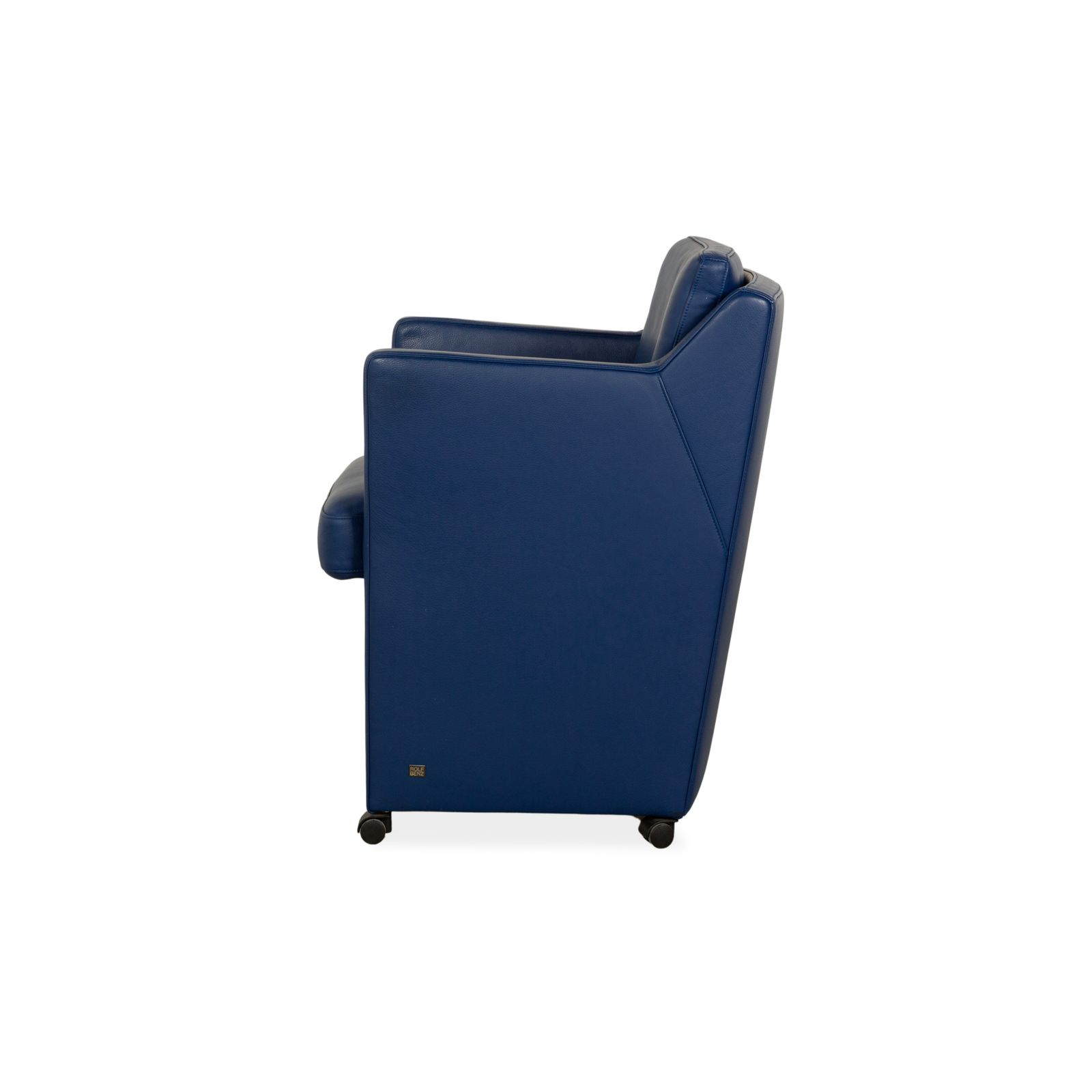 photo for sale Rolf Benz Leren Fauteuil Blauwe Wielen