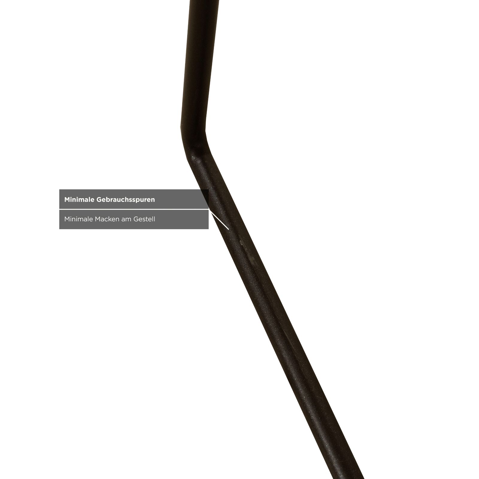 Lot de 6 chaises Andreu World Trenza en métal, noir et brun foncé, usage extérieur photo buy