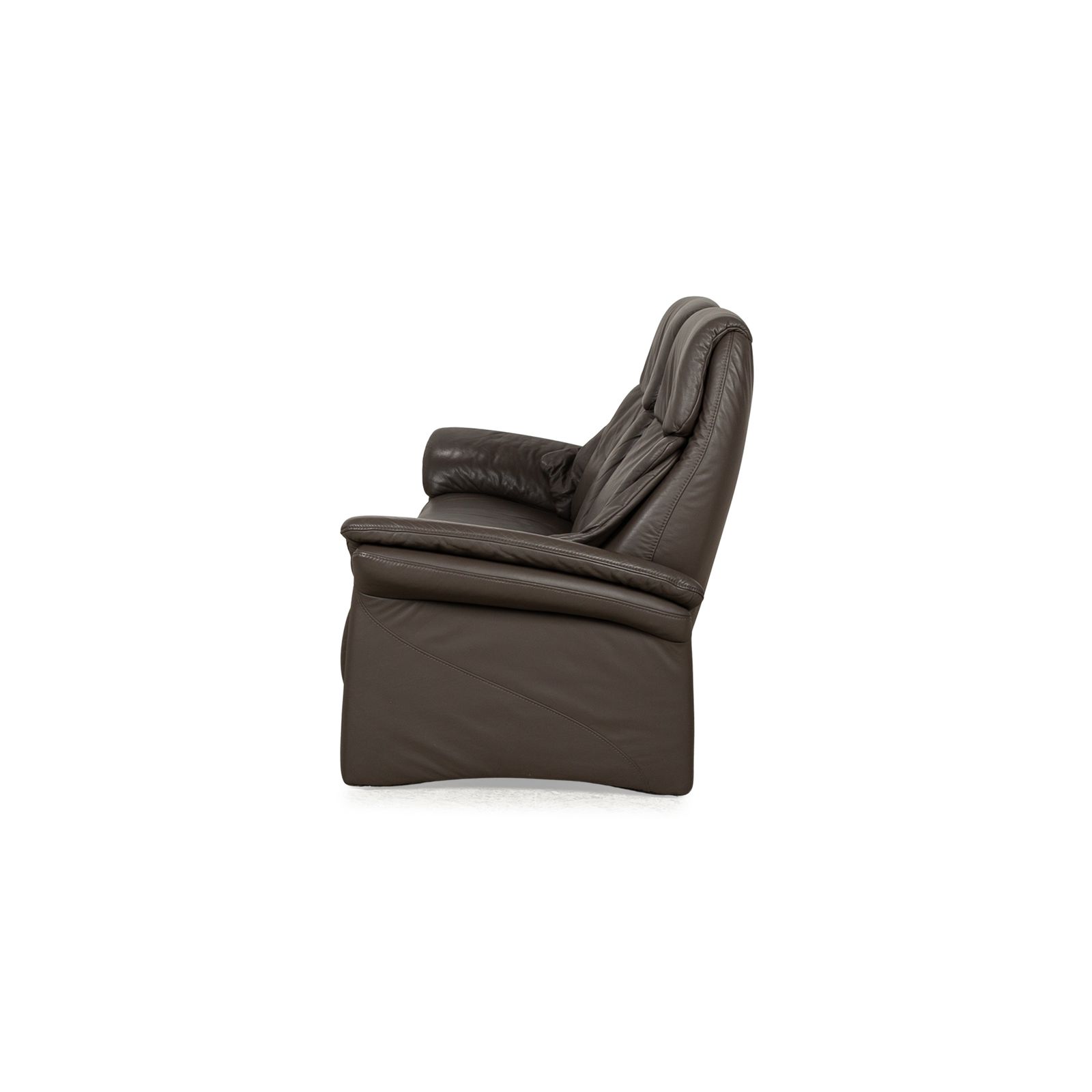 Mobilier Canapé 2 places Musterring en cuir marron, fonction manuelle photo