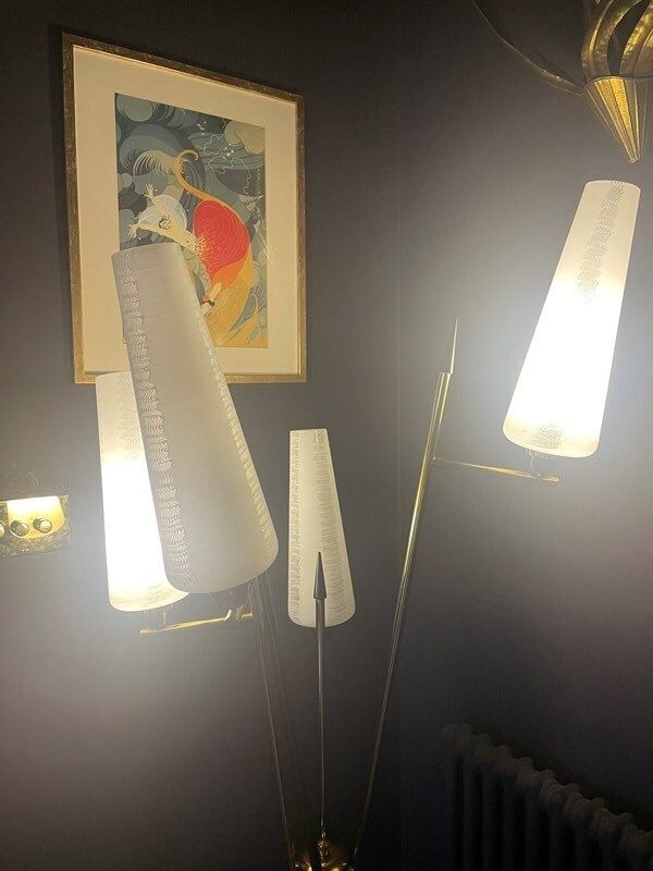 Rare Floor Lamp By Maison Lunel, France photo buy