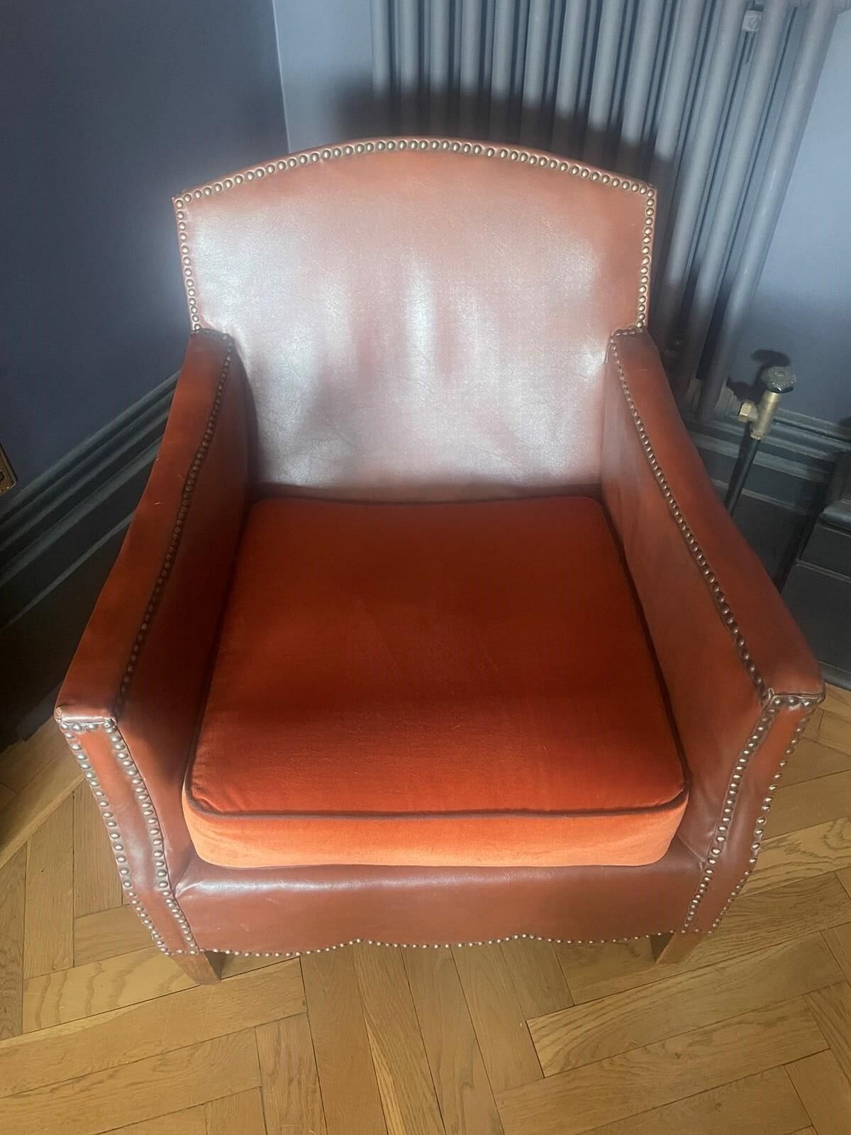 French Club Chair, Mid 20th Century photo 495.0
