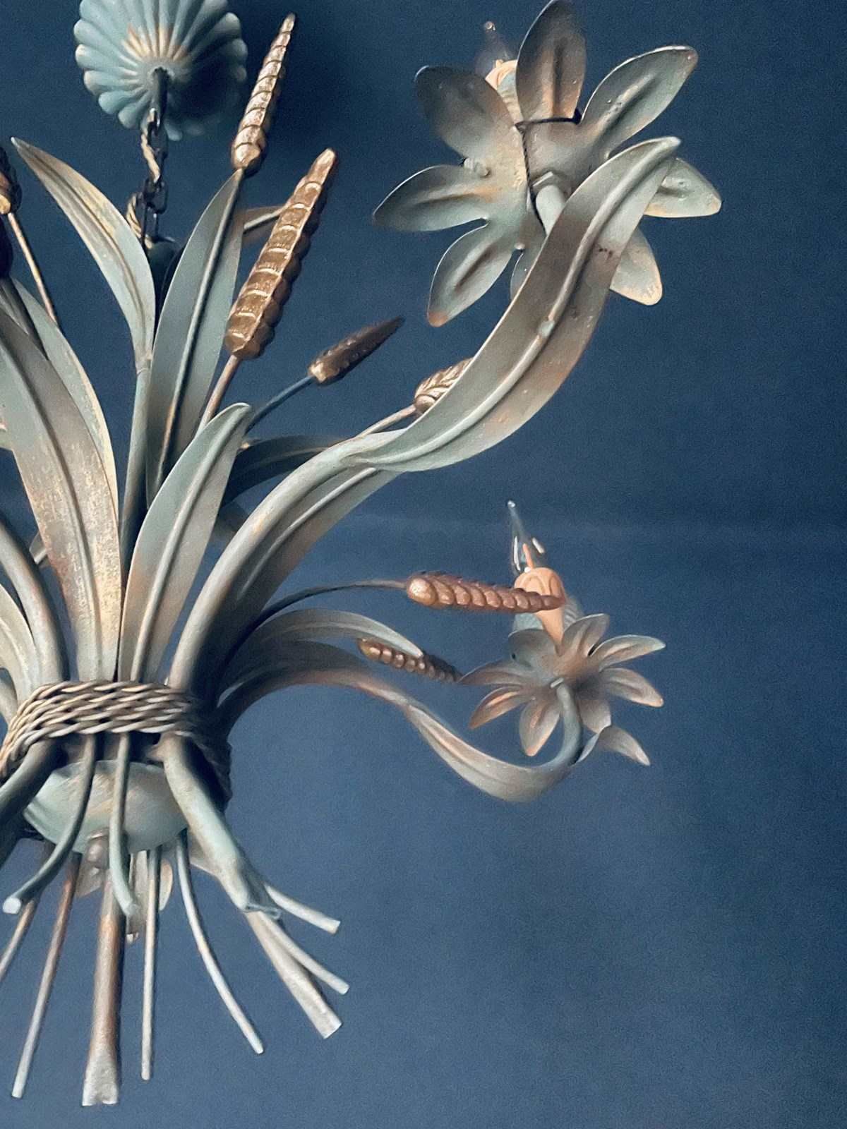 Pair Of French Wheatsheaf Chandeliers photo furniture
