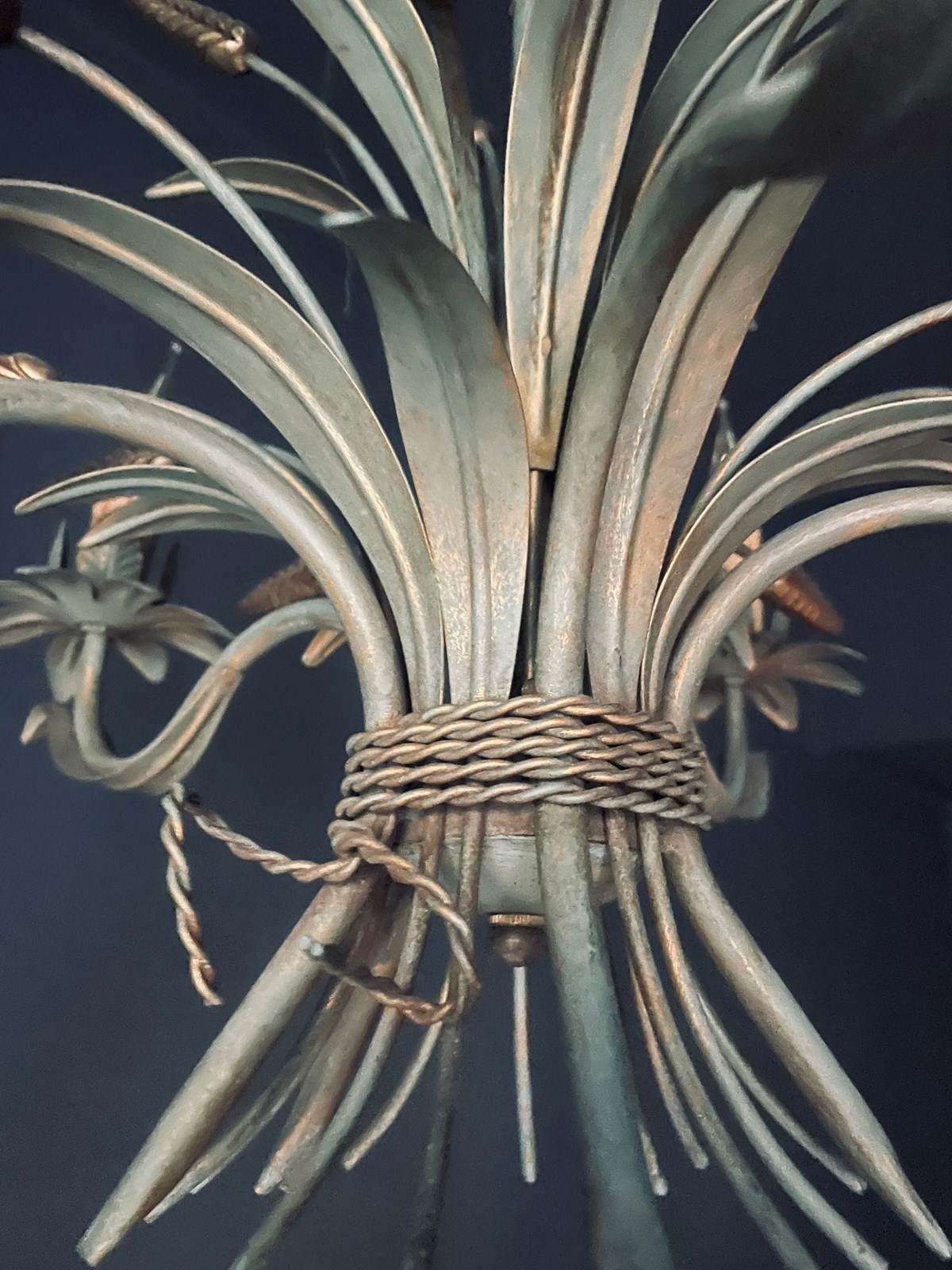 Pair Of French Wheatsheaf Chandeliers photo Lighting