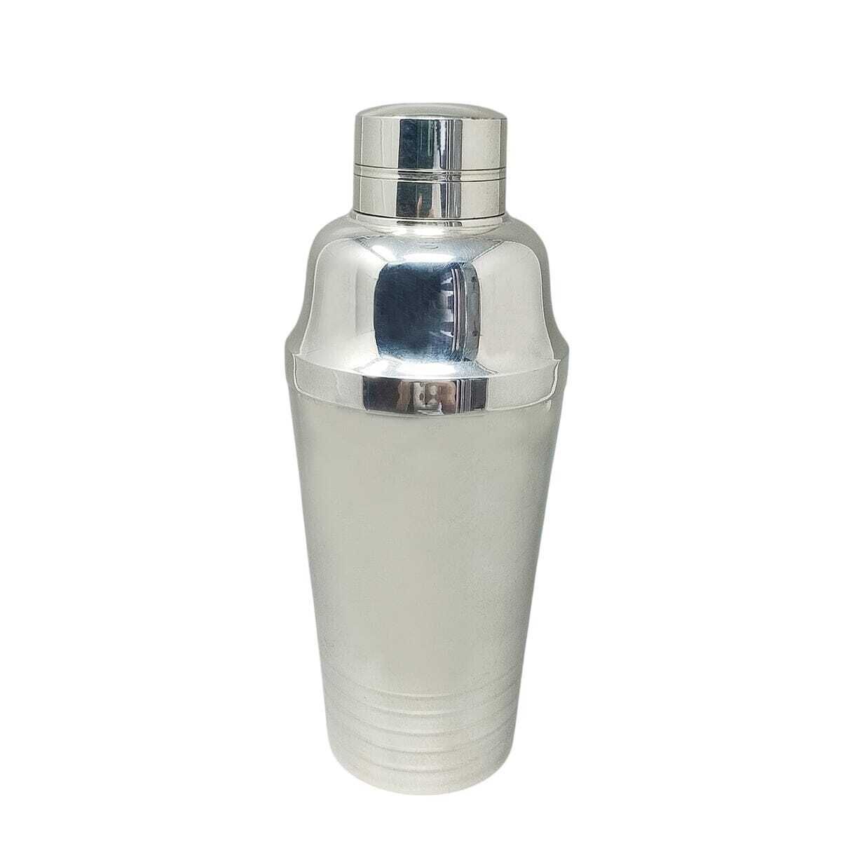 1950s Gorgeous Cocktail Shaker In Silver Plated. Made In France