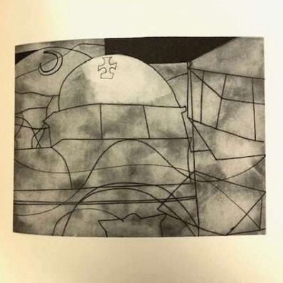 Art Ben Nicholson Paros With Balcony (Variation With Hand Colouring)  (1965) photo