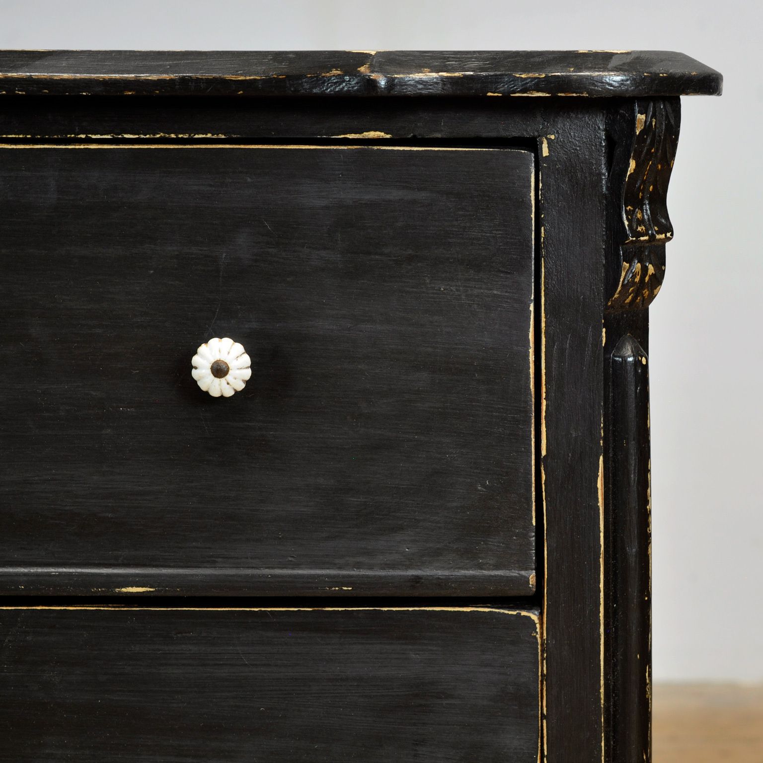 Oak And Pine Chest Of Drawers, 1910s photo vintage