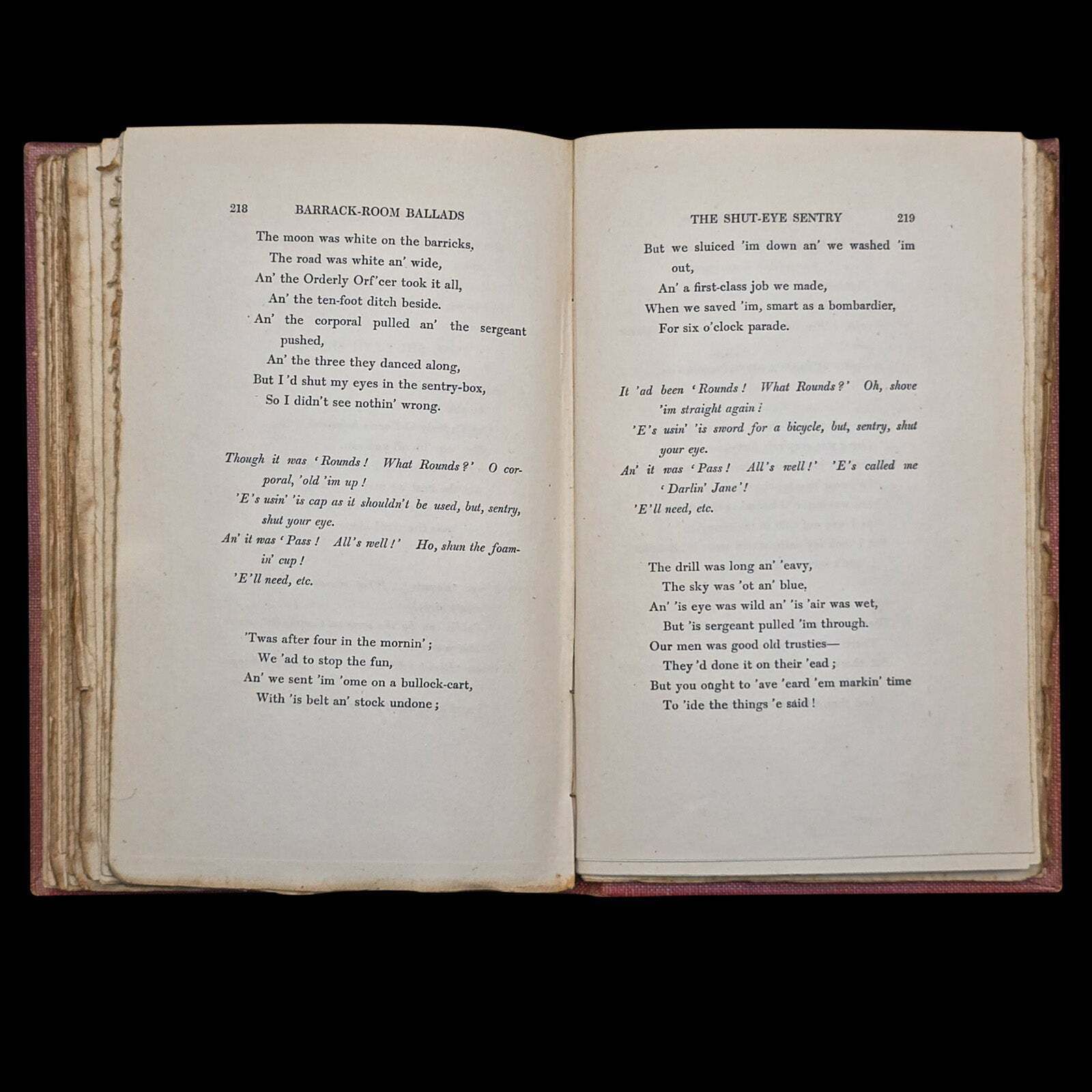 301.0 Antique Poetry Book, The Seven Seas, Rudyard Kipling, Poems, Literary Classic photo