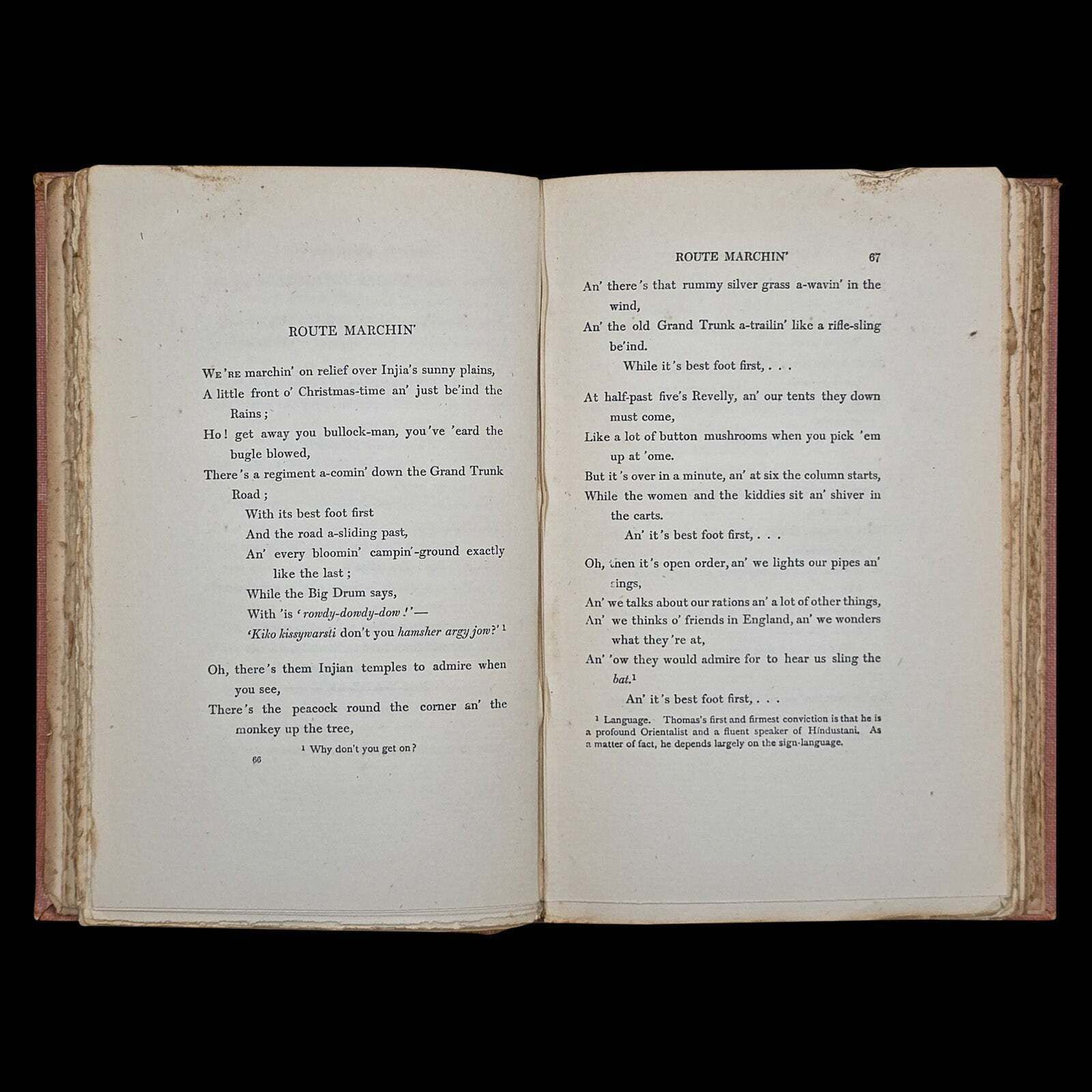 Antique Poetry Book, Barrack Room Ballads, Rudyard Kipling, Literary Classic photo buy