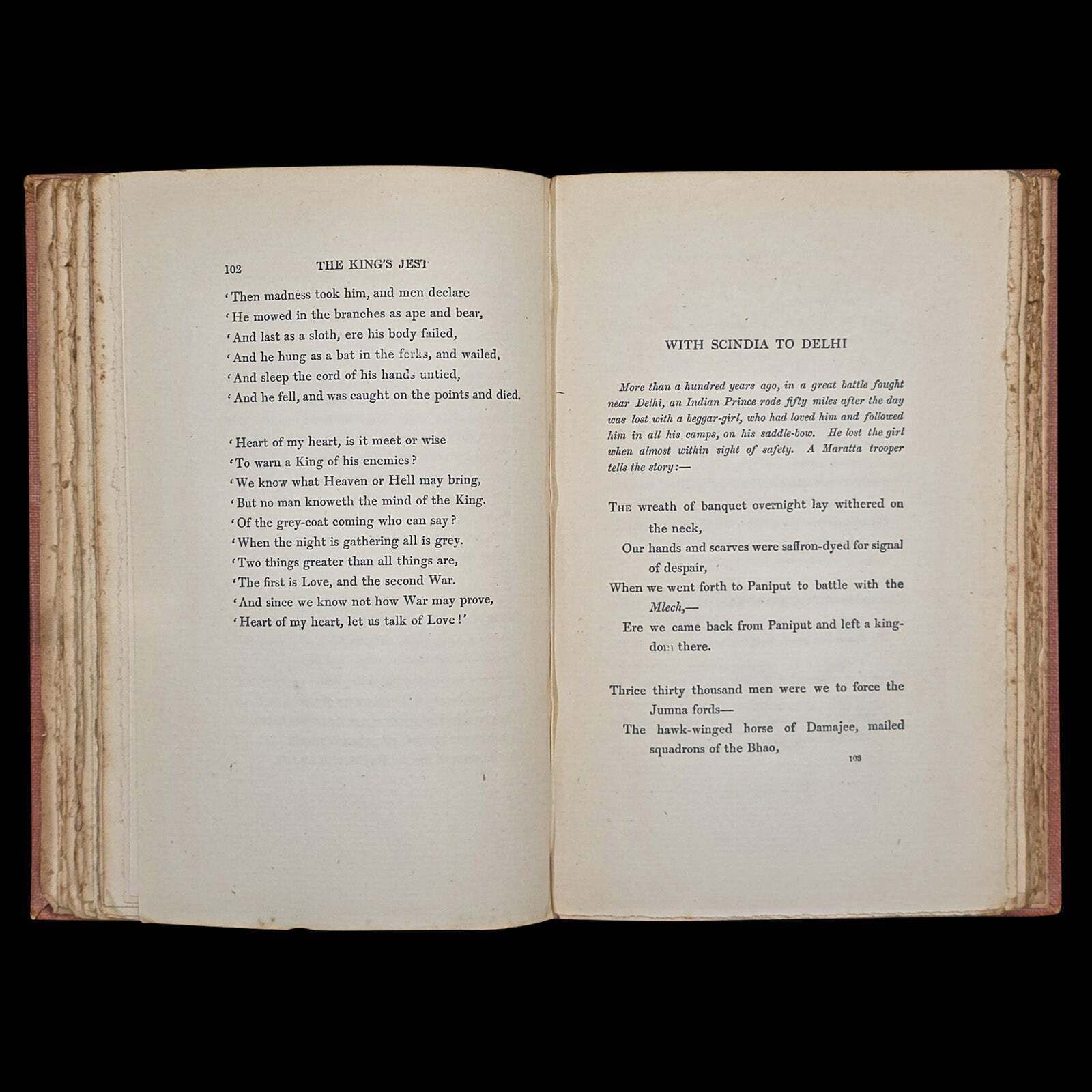 Antique Poetry Book, Barrack Room Ballads, Rudyard Kipling, Literary Classic photo vintage