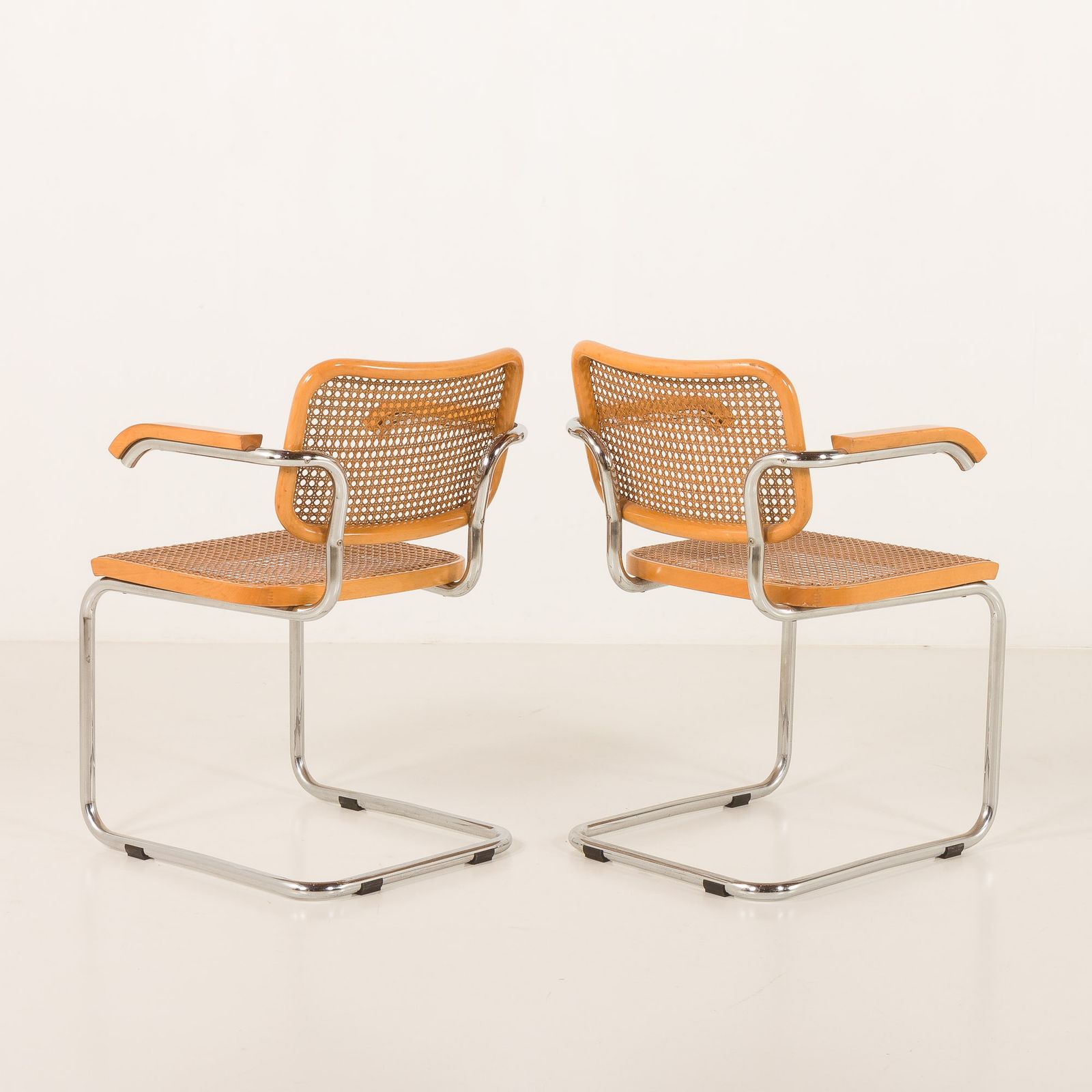 Pair Of Italian Vintage Ceska Chairs By Gavina, 1960s photo 2160.0